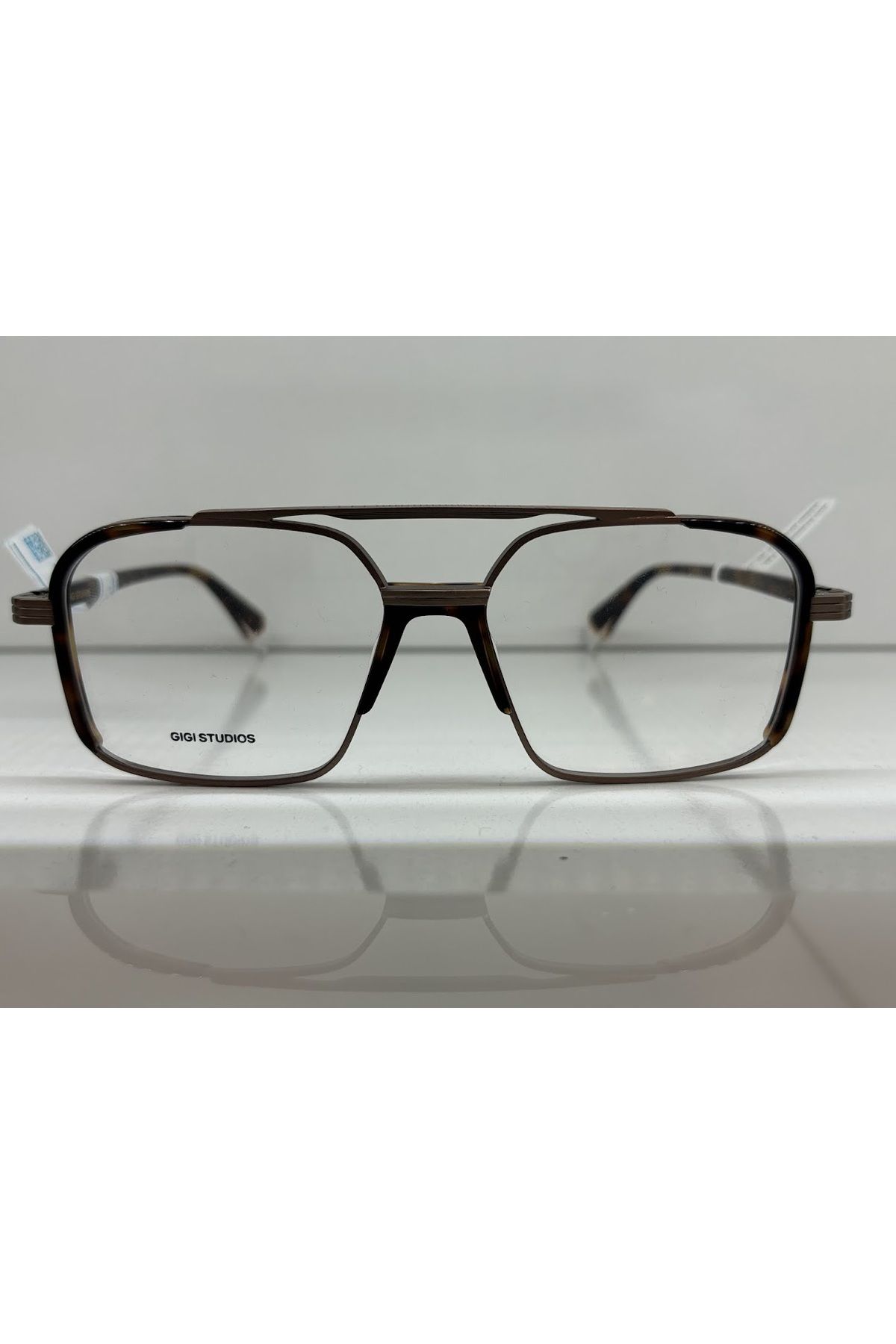 GIGI Studios-Titanium Maxwell Bluelight Protected Blue Light Protected Listener and Optical Glass Compatible Frame 1