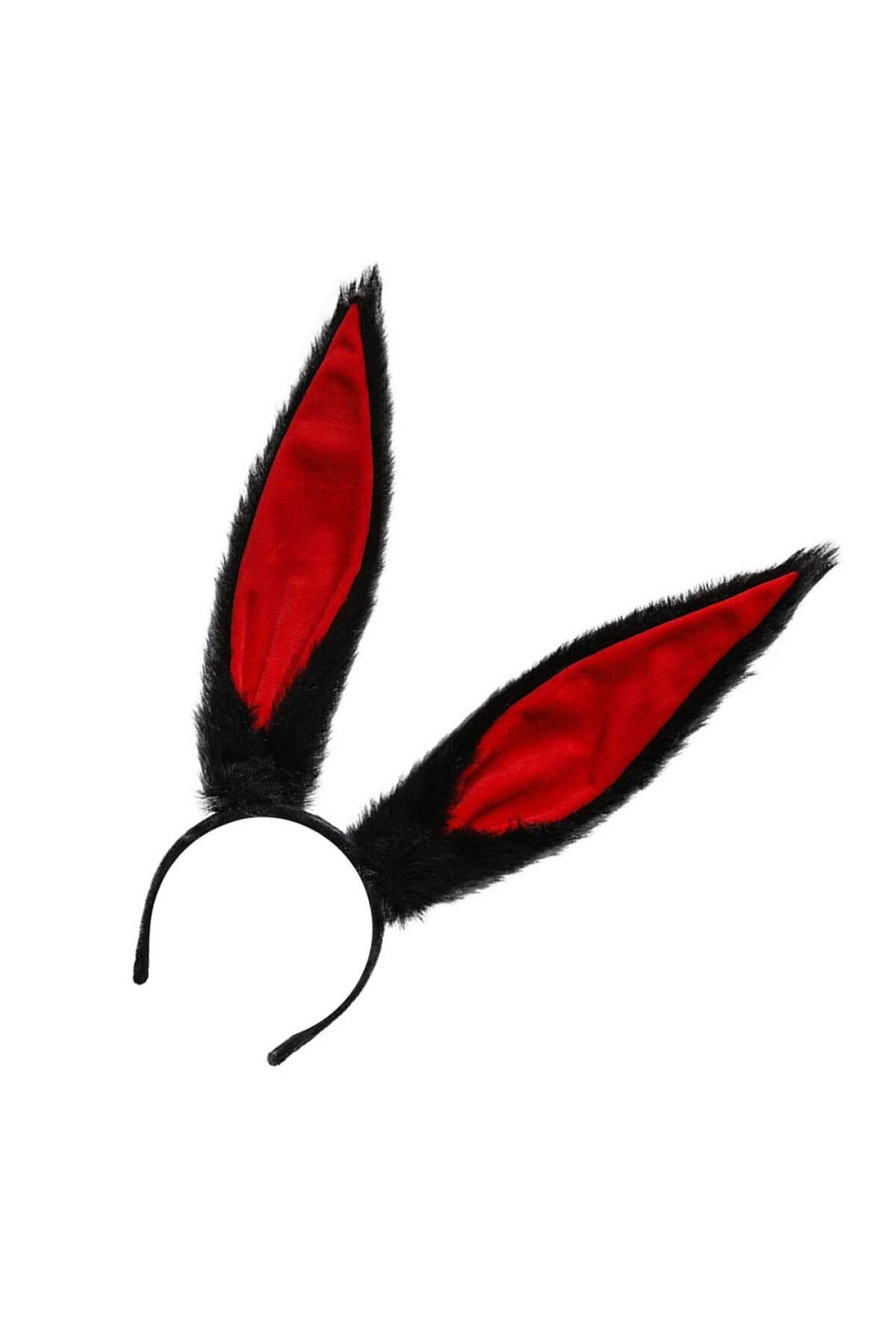 SUAREZ-Mega Size Shapeable Rabbit Ear from Cookable Material Black 14X43 cm 4