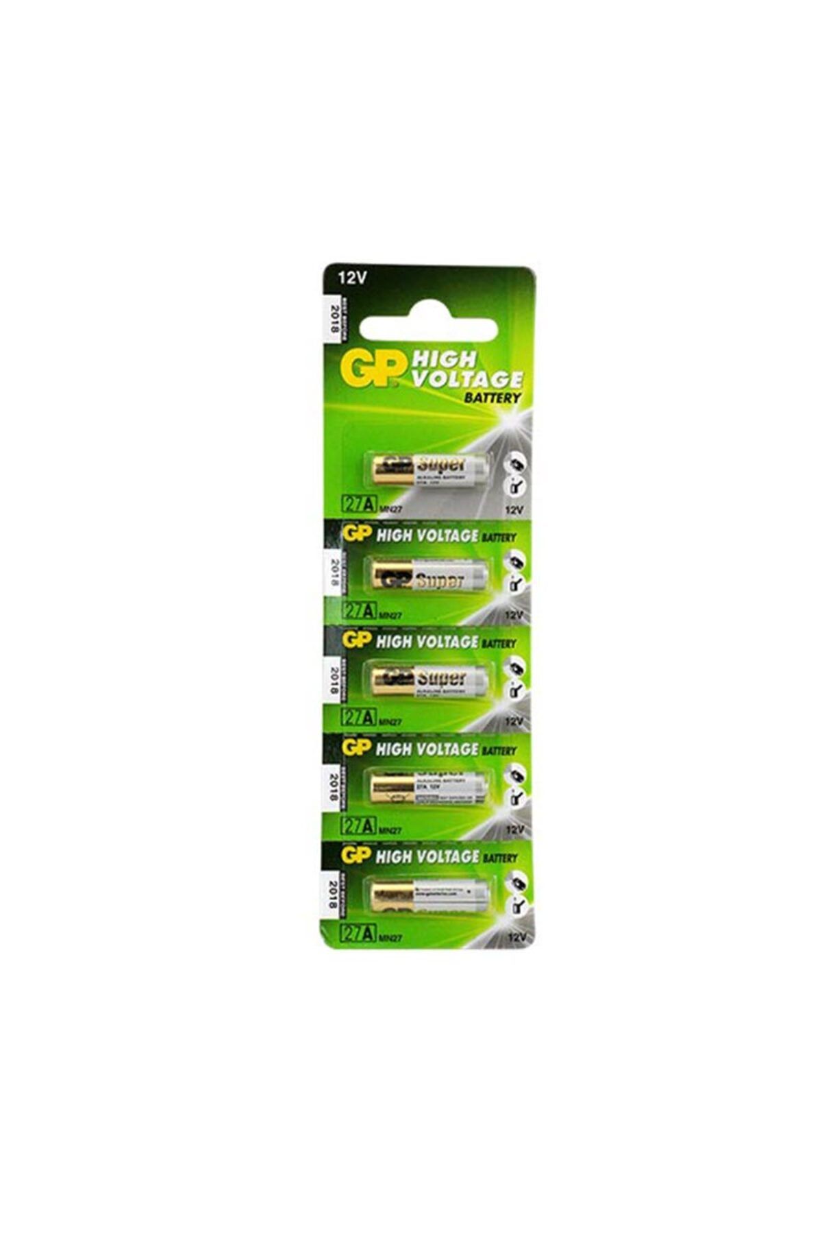 İklimStore GP 27A 12V İNCE ALARM PİLİ 5Lİ PAKET (5131)