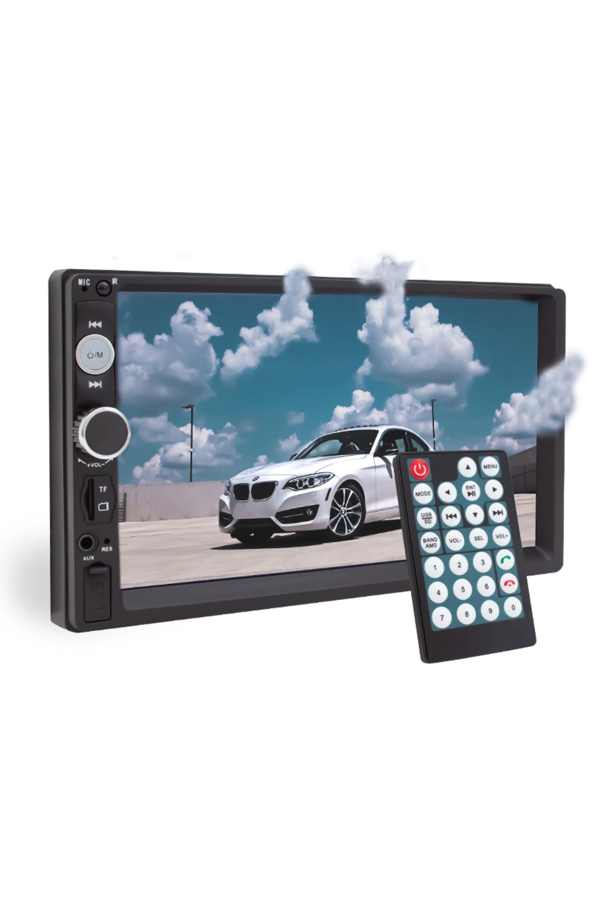 robotrend Voice Mv-5418 Usb/sd/fm/aux/bluetooth/mp5 7 Dokunmatik Mekaniksiz Double Oto Teyp (4906)