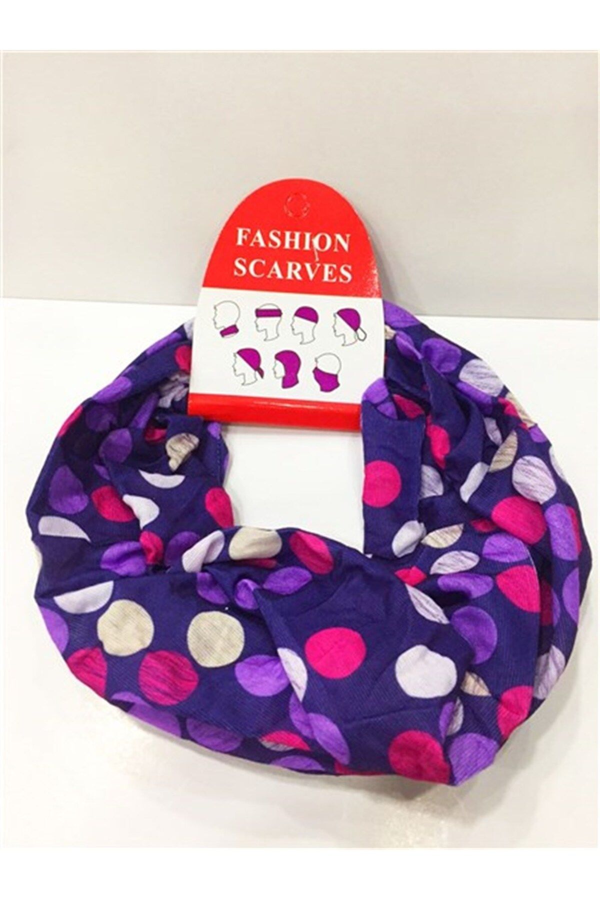 OEM Puantiyeli Bandana Baf Maske (5024)