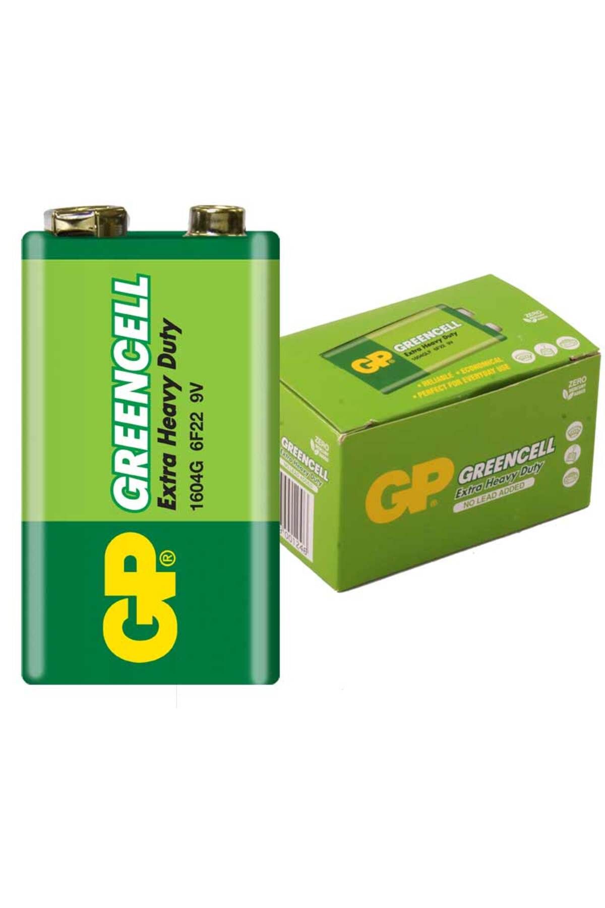 Findit GP 1604G-B GREENCELL 9 VOLT PİL (10LU PAKET) (2818)
