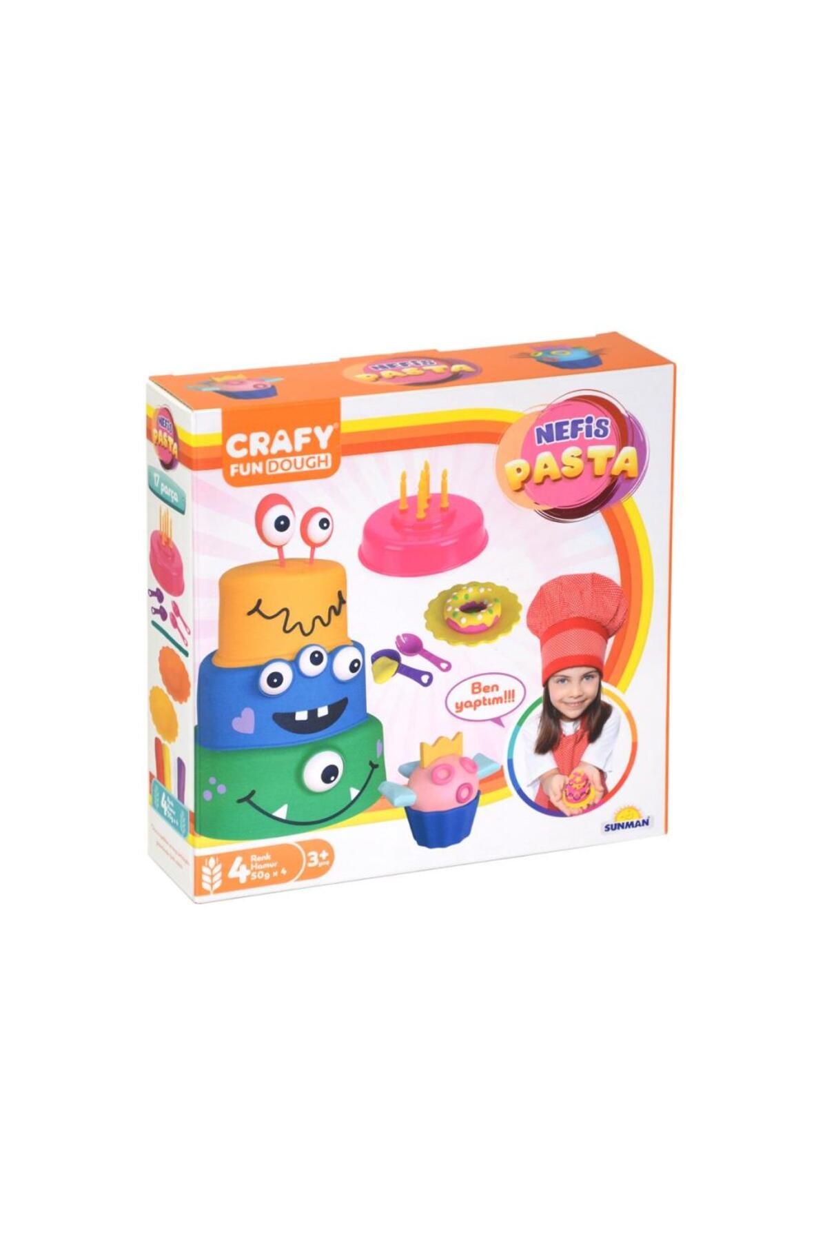 gcaksesuar Nessiworld 02013 Crafy Nefis Pasta Oyun Hamur Seti 17 Parça 200 gr.