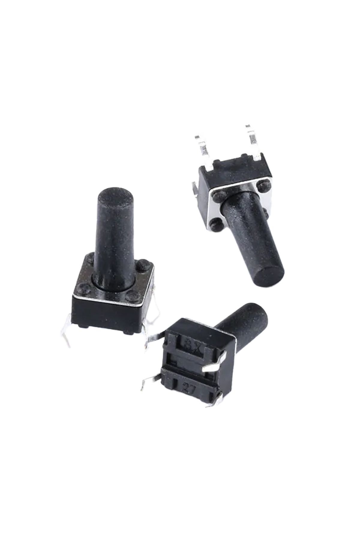 Go İthalat TACT SWITCH ŞASELİ 6X6X7MM IC-200 (C9 BUTON) (4401)