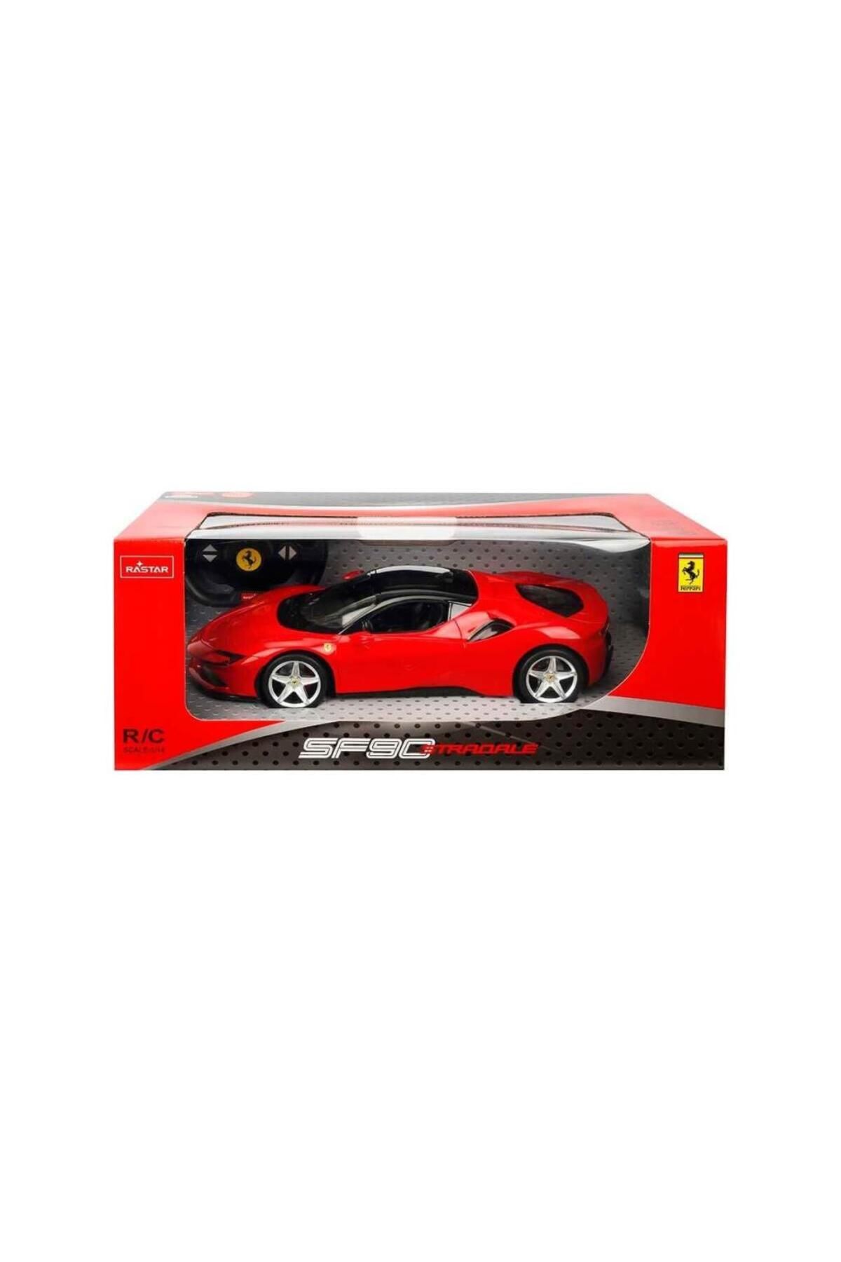 Liodora 97300 1:14 Ferrari SF90 Stradale Işıklı Uzaktan Kumandalı Araba 34 cm -Sunman