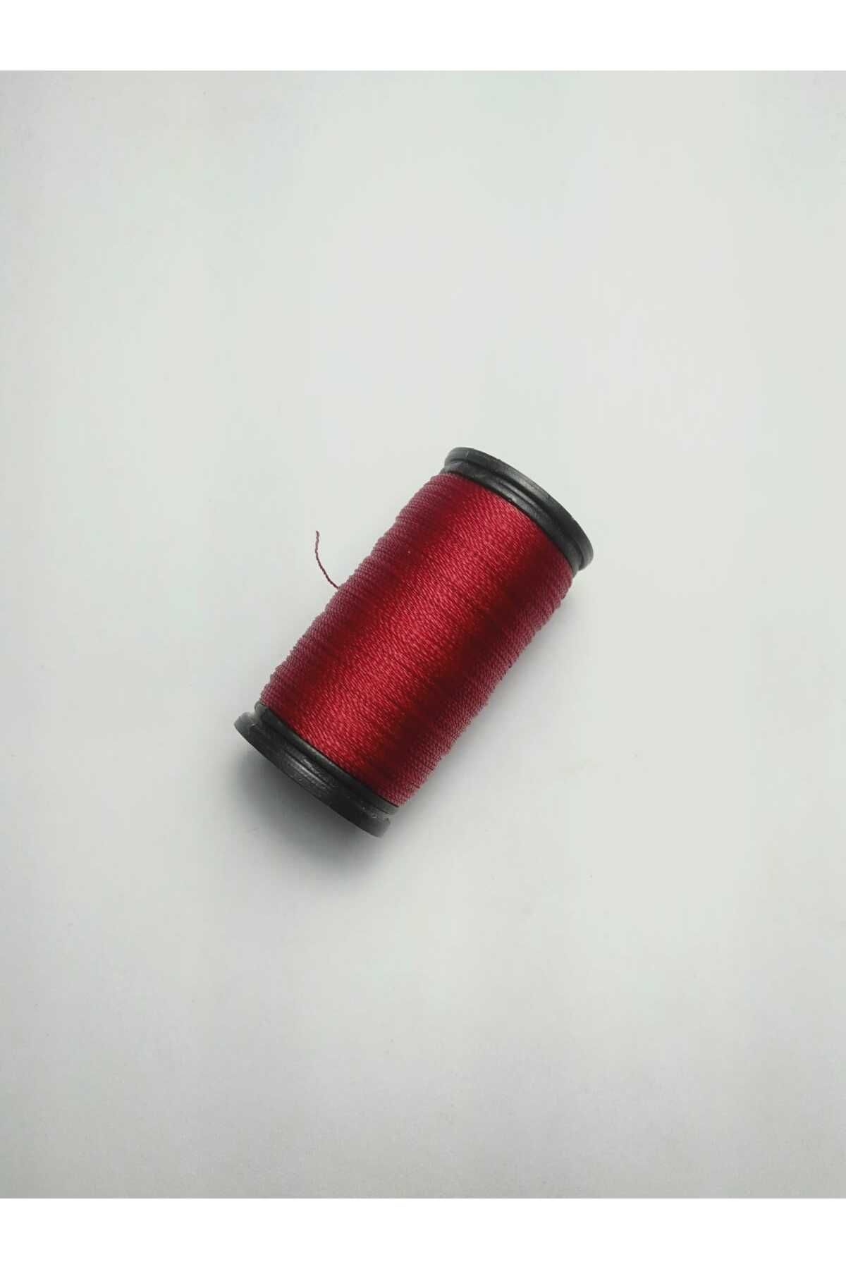 Eskişehir hobi sanat-0.2 mm 30 Meters Rosary String Dark Red Color (Thinest Rosary String) 3