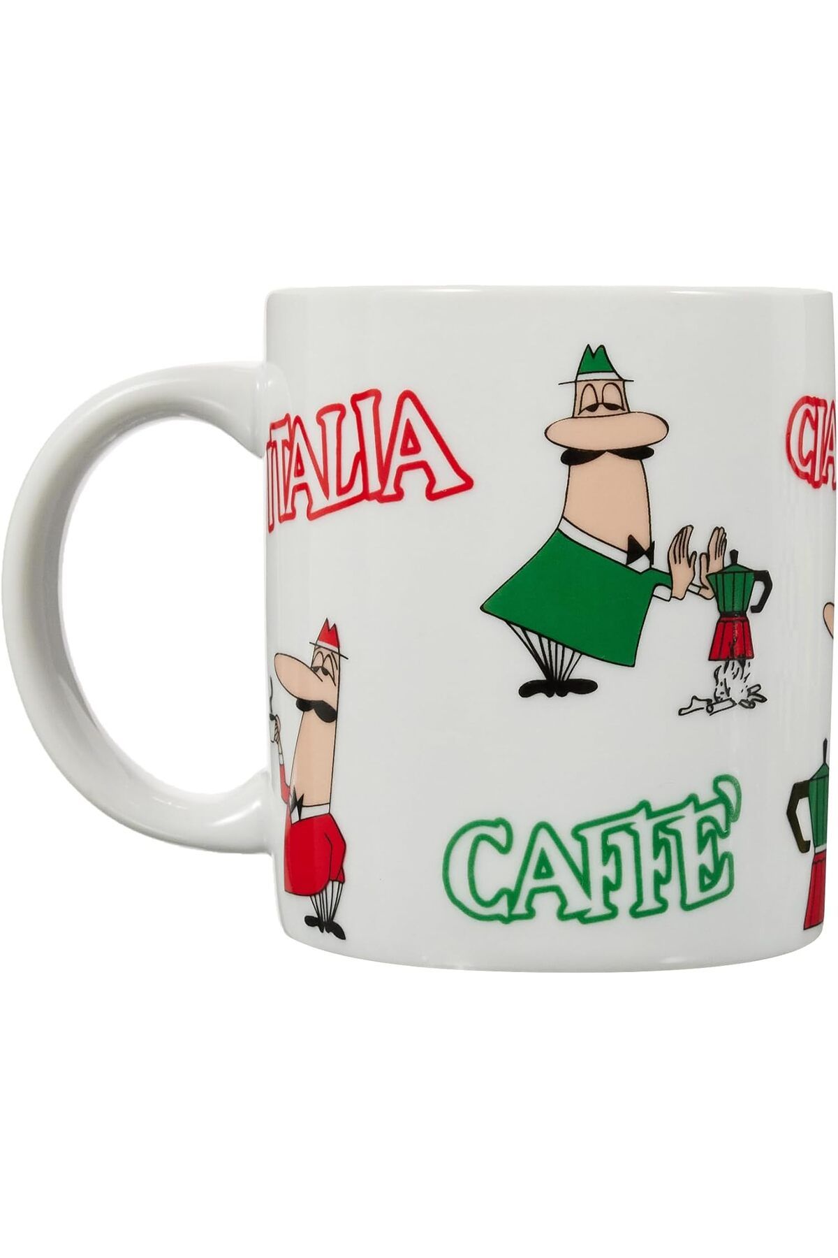 yusuftex srht - Kupa - Mug Tricolore Omino - 250mL - Porselen  721051