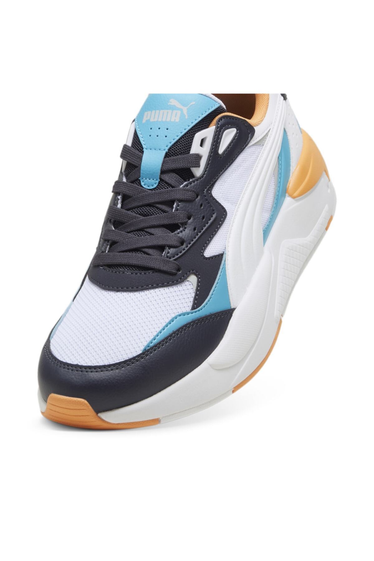 Puma X-Ray Speed-Navy-White-Aqua-Clementine Günlük Spor Ayakkabısı görsel 5