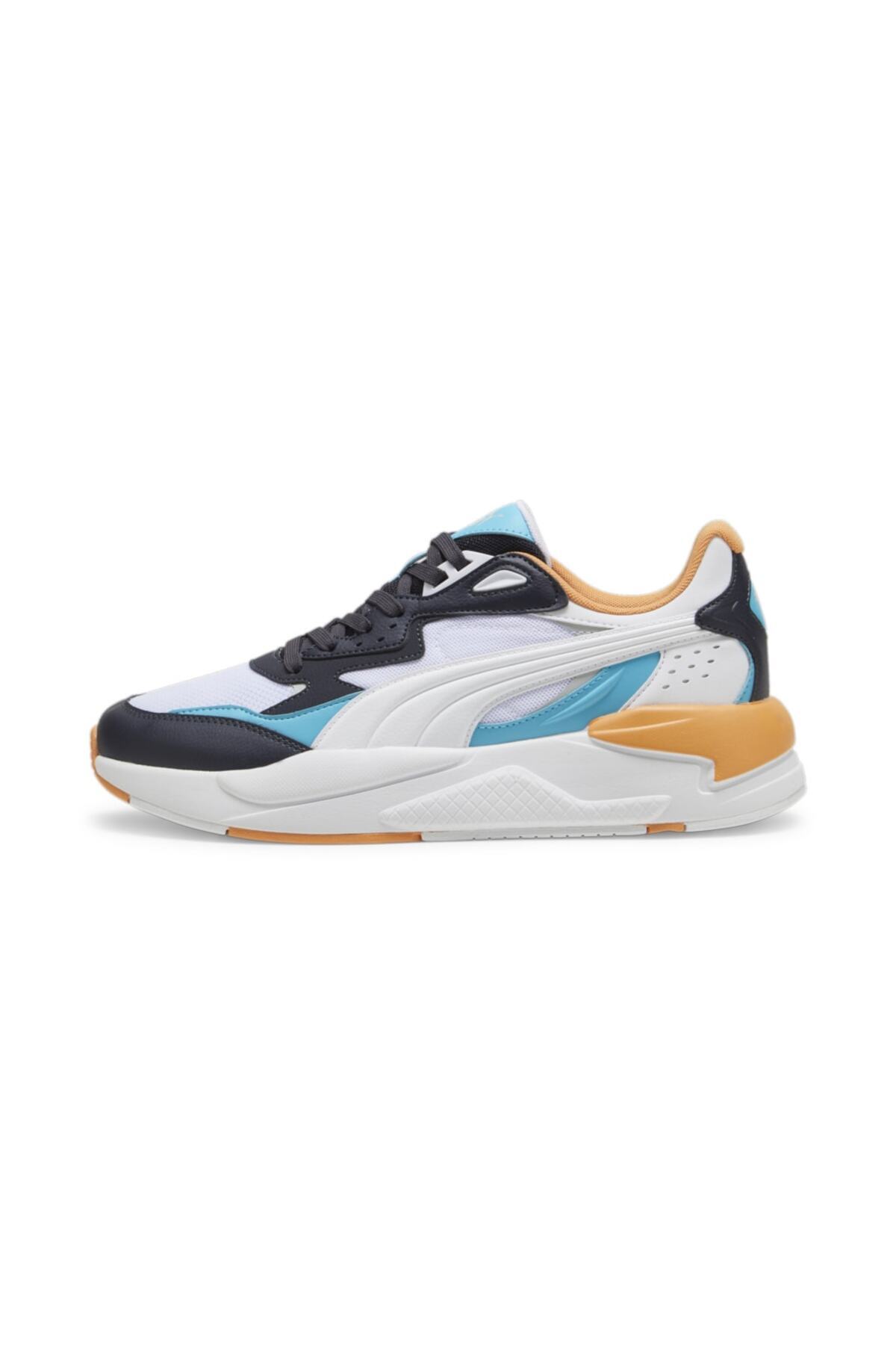 Puma X-Ray Speed-Navy-White-Aqua-Clementine Günlük Spor Ayakkabısı görsel 2