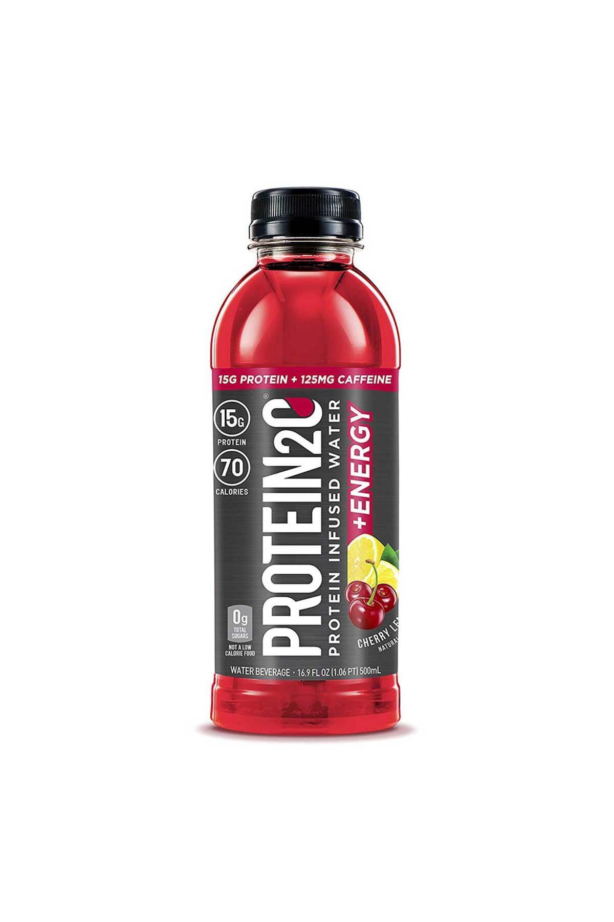 Protein2o-Protein Infused Water Plus Energy, Cherry Lemonade, 500 ML 1