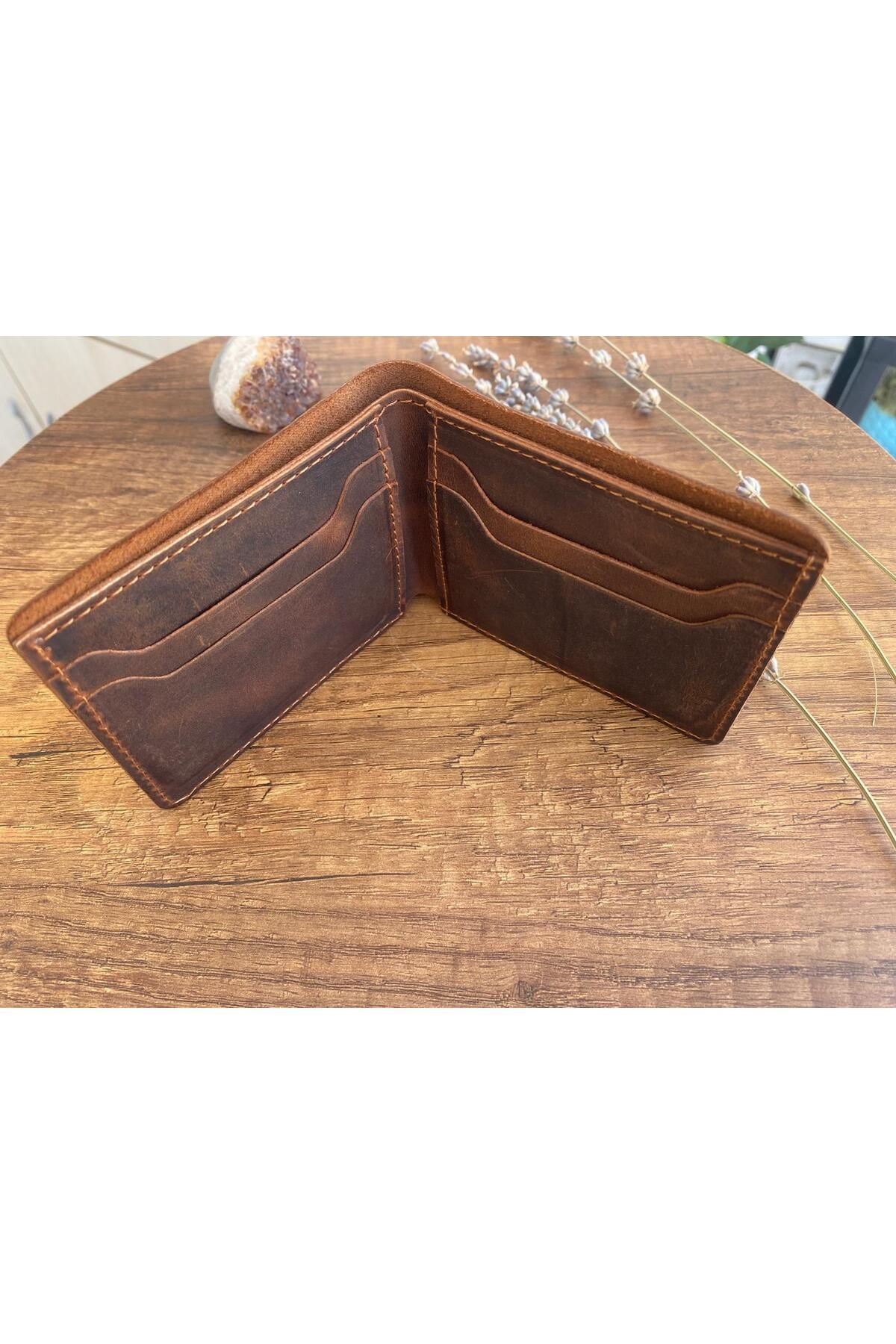 کیف پول مردانه اصلی چرم دست ساز Kadimdoğal
