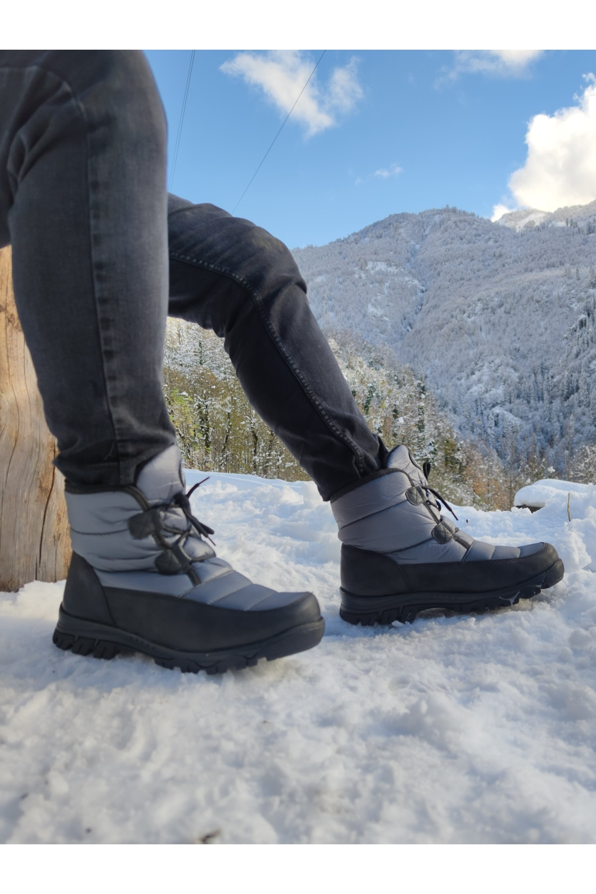 ÇİĞDEM KUNDURA  Çiğdem Kar Botu Unisex - Görsel 8