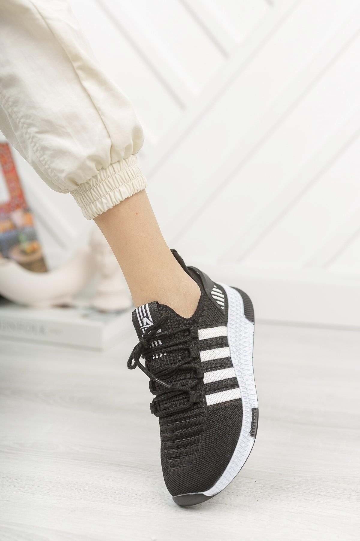 ÇİĞDEM VERY COMFORTABLE ORNAMENT TIED MESH SNEAKER SHOES(AXS)