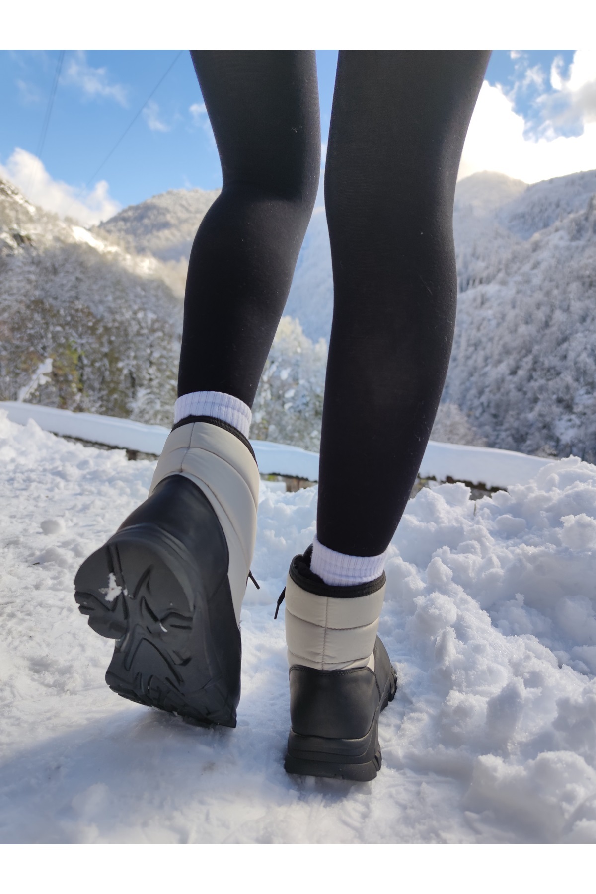 ÇİĞDEM KUNDURA  Çiğdem Kar Botu Unisex - Görsel 6