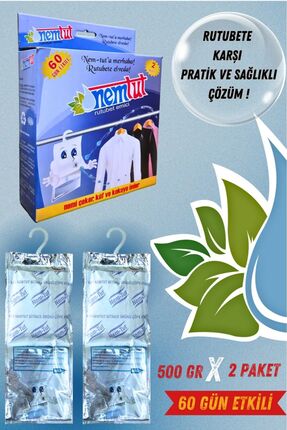 nemtut Rutubet Giderici Nem Emici Koku Küf Ve Korozyon Önleyici 1 Kutu 2 Pake...