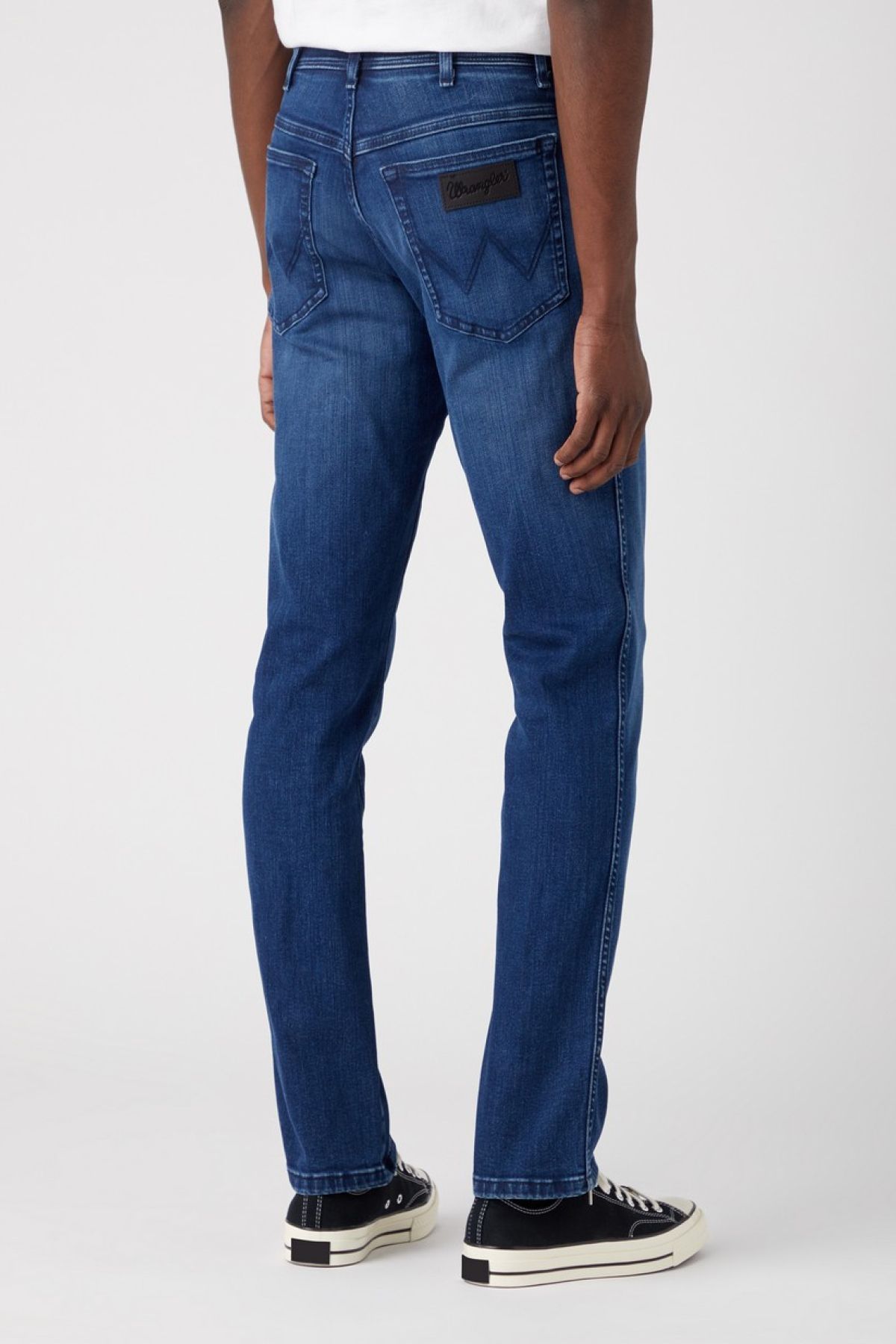 شلوار جین آبی مردانه تگزاس باریک و کمر انعطاف پذیر Wrangler
