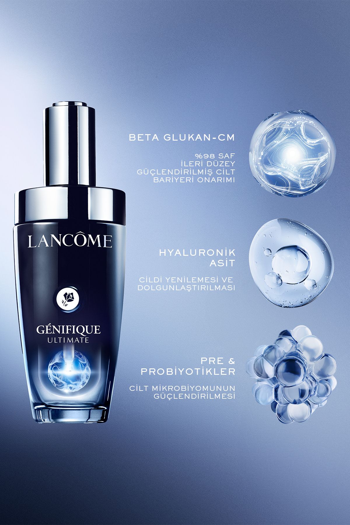 سرم غلیظ 50 میلی لیتری جنیفیک آلتیمیت دوبل ترمیم Refill 3614274142341 Lancome
