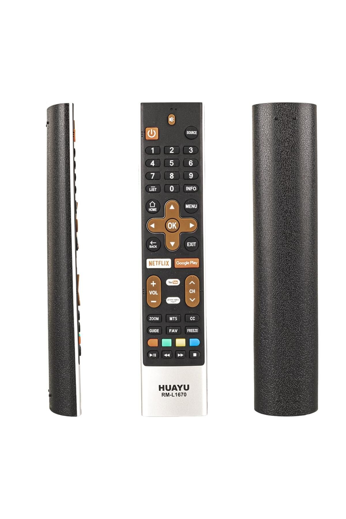 Kapamarka SKYWORTH RM-L1670 NETFLIX-GOOGLE PLAY TUŞLU LCD LED TV KUMANDA
