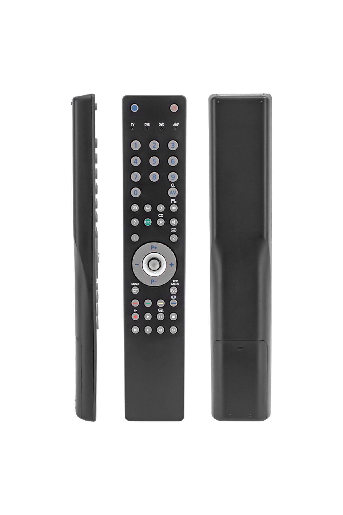 Kapamarka GRUNDIG-ARÇELİK-BEKO LCD UK SİYAH (RC5- RC2134601/02) ECO-3D (GRUNDIG TP3)
