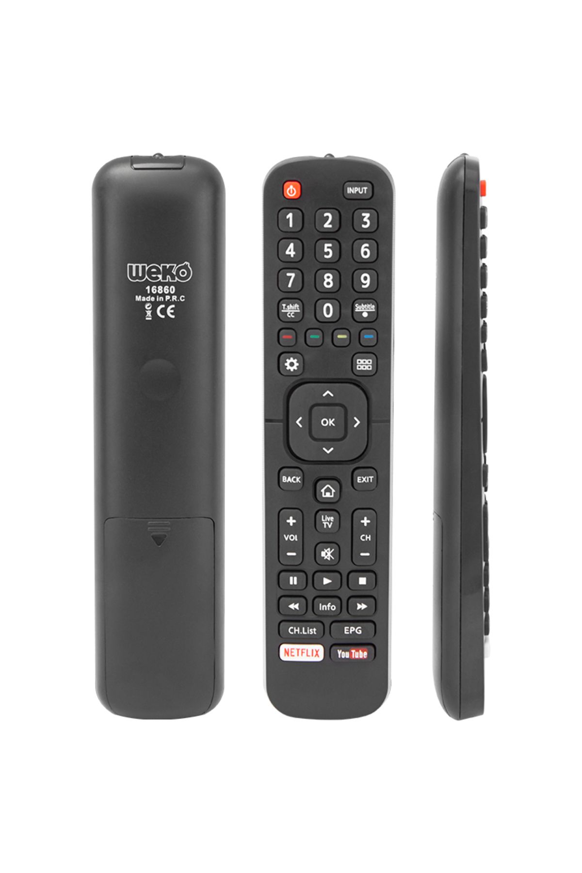 Kapamarka HISENSE RM-L1335 PLUS NETFLIX-YOUTUBE TUŞLU LCD-LED TV KUMANDA