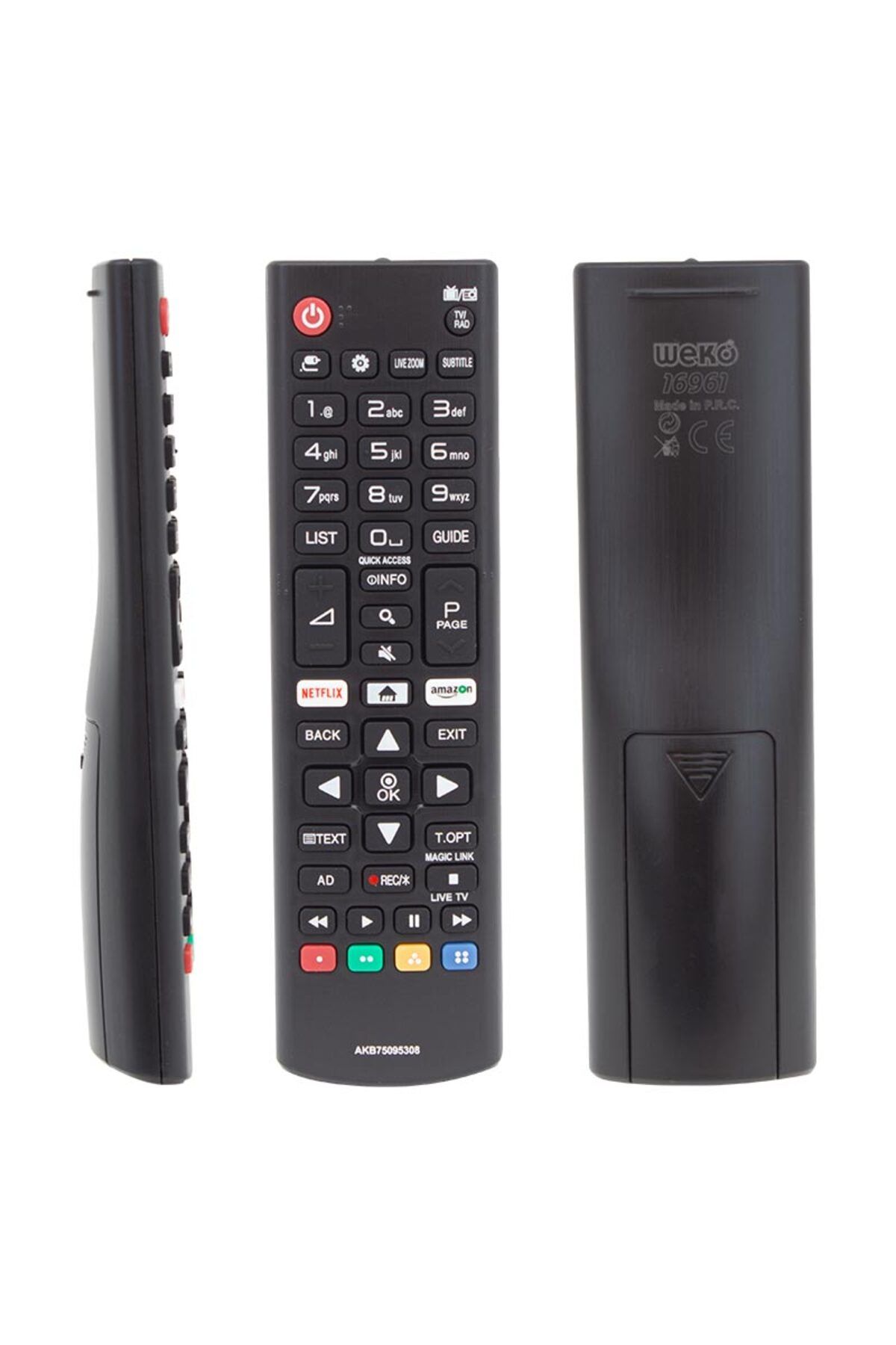 Kapamarka LG NETFLIX-AMAZON TUŞLU LCD-LED TV KUMANDA (AKB75095308CAS65BN708)