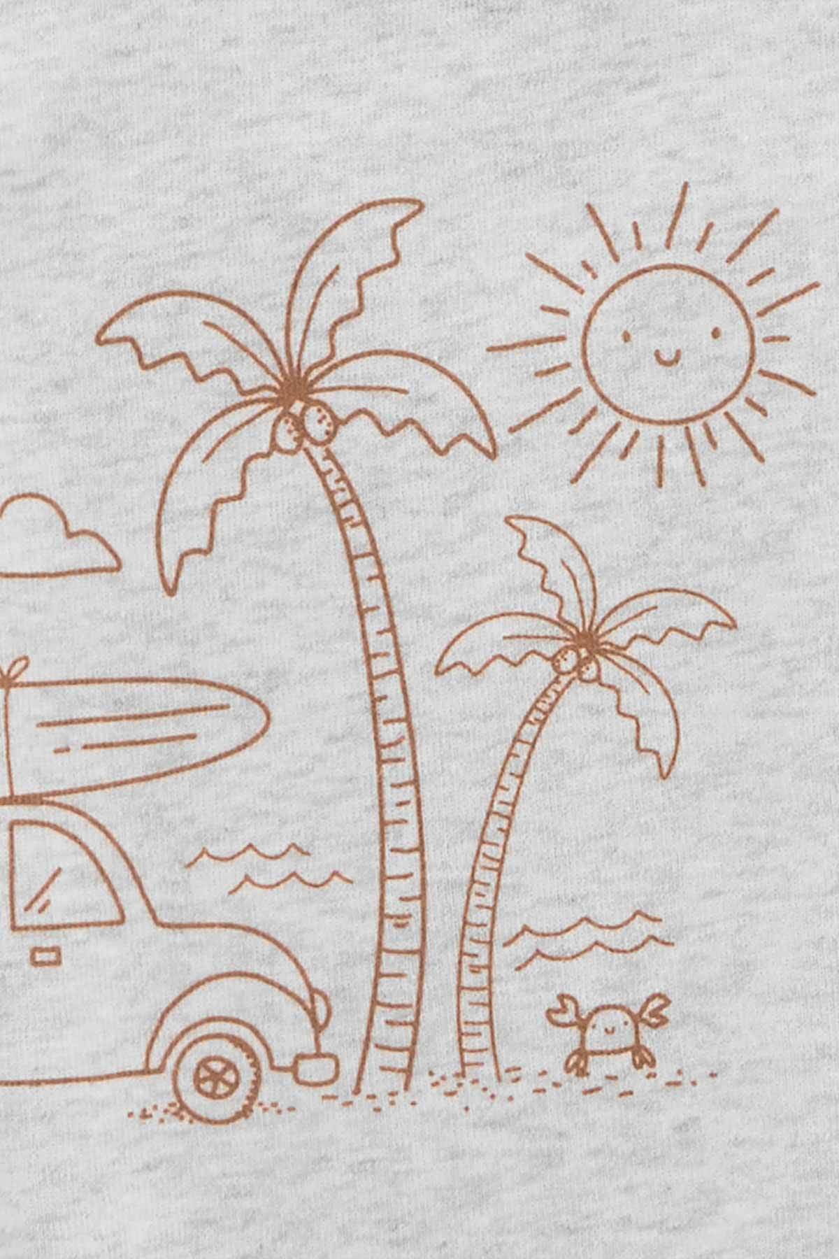 Carter's Erkek Bebek Kolsuz Body 5'li Paket fotoğrafı 6 (önizleme)