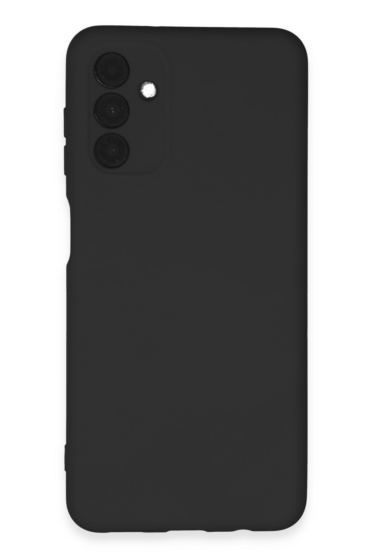 cepmoda Galaxy A24 4G - Cpmd içi kadife Soft-Nano Doku Kapak/Kılıf - SİYAH uyumlu