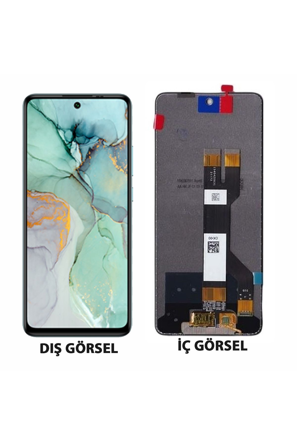 indirimplus General Mobile GM22 Plus Uyumlu  LCD Ekran +Dokunmatik (Siyah Renk İlanı)