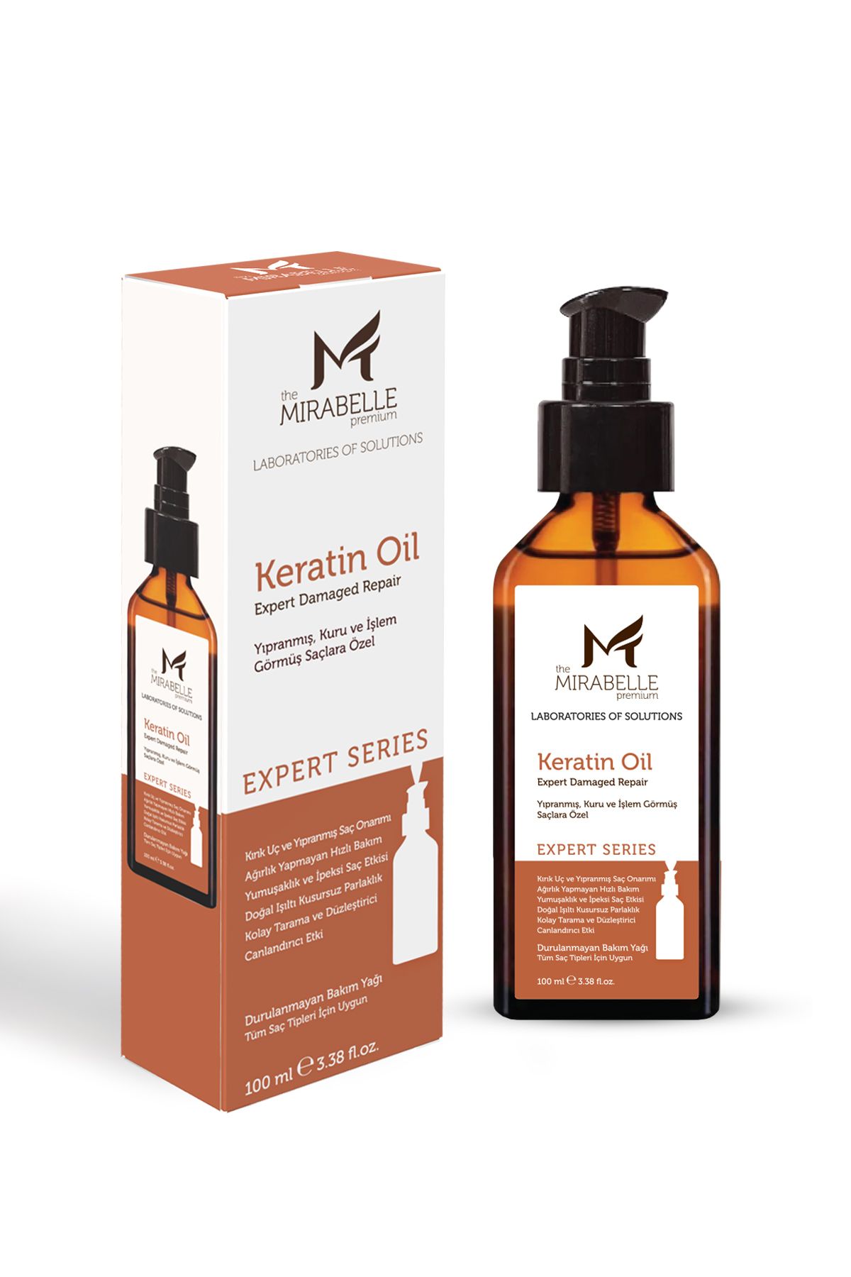 The Mirabelle Premium Yoğun Keratin, Onarıcı Ve Güçlendirici Durulanmayan Bakım Yağı 100 Ml-1