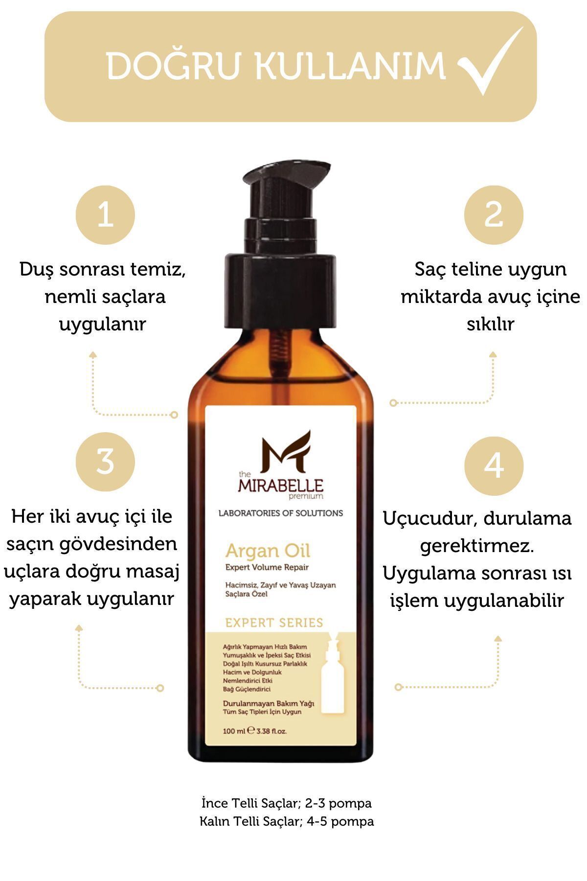 روغن مراقبت از مو آرگان ۱۰۰ میلی‌لیتری — MIRAARGANYAG — تصویر 3 از 8