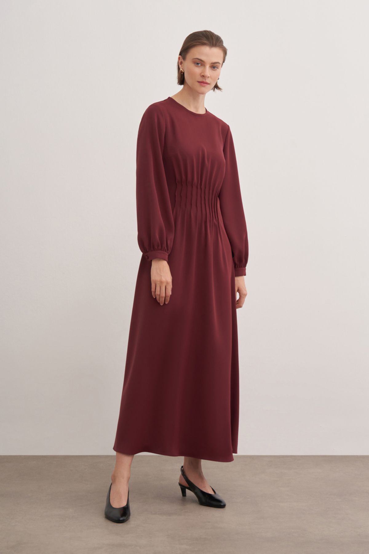 Aker-Pleat Detailed Dress 2