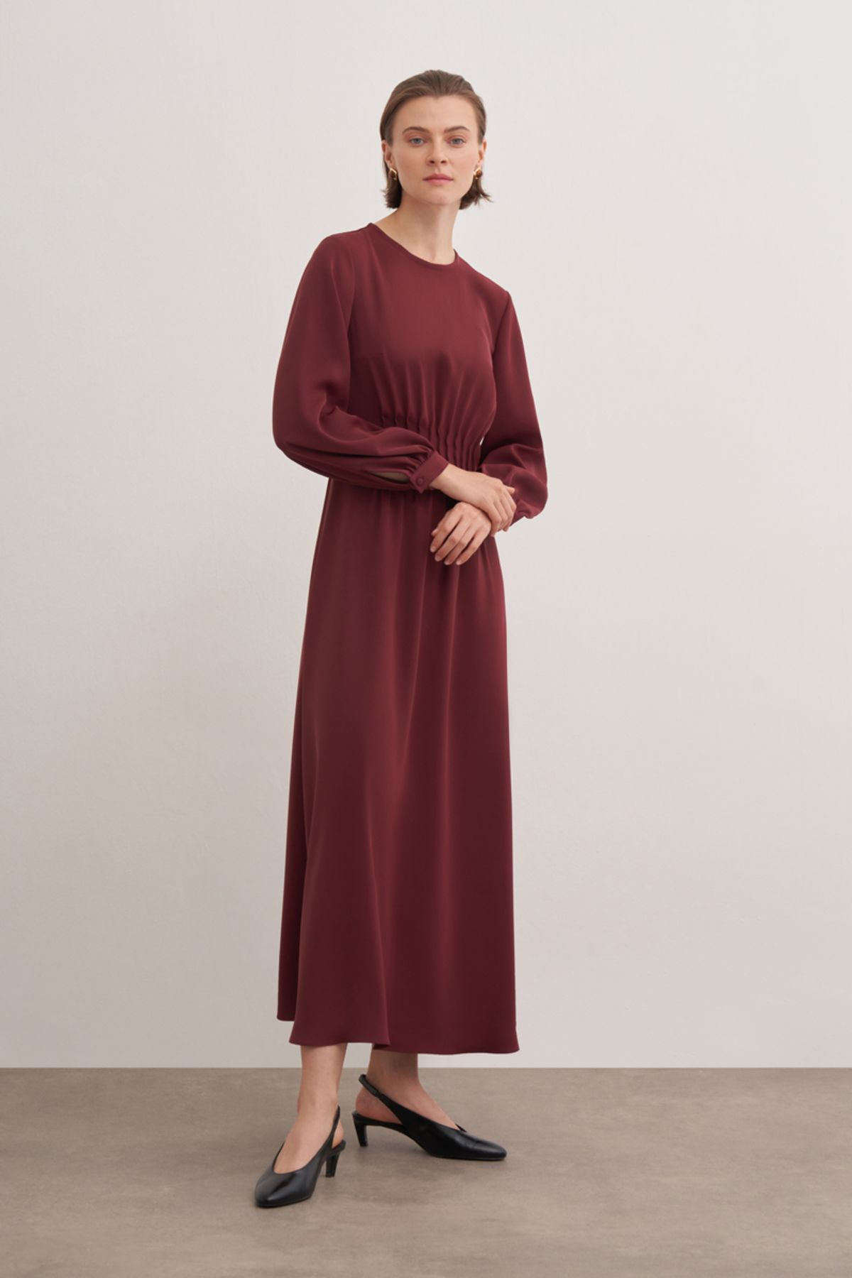 Aker-Pleat Detailed Dress 1