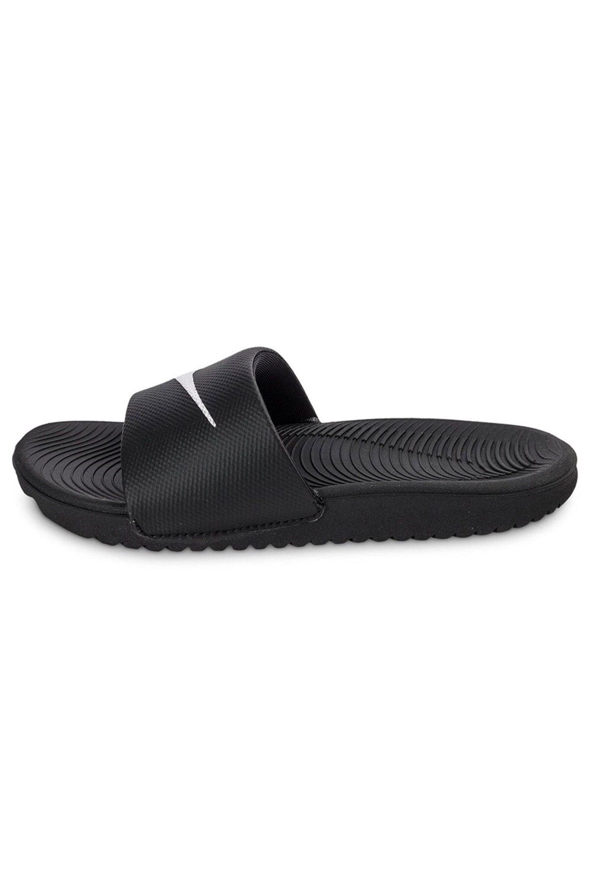 Nike-Schwarze Unisex-Hausschuhe Kawa Slide (Gs/Ps) 4