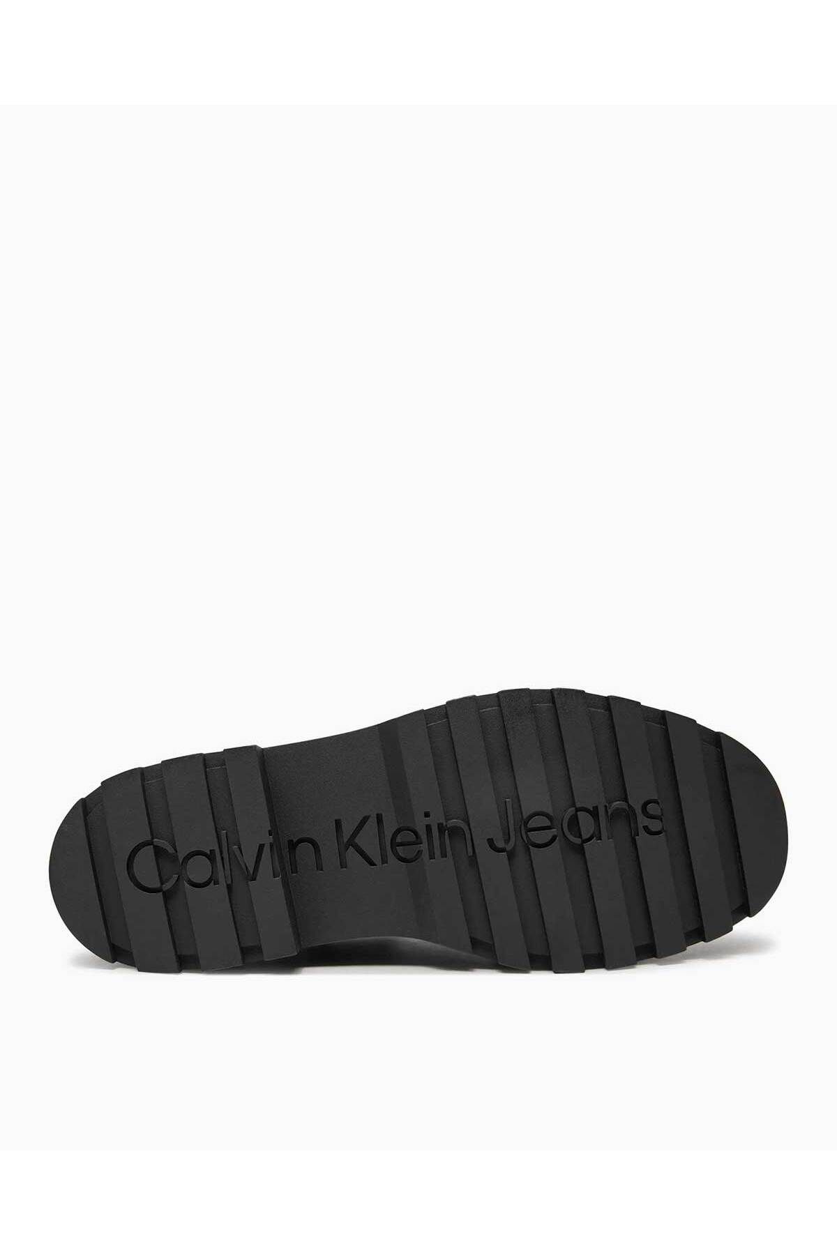 Calvin Klein-Jeans Flatform Lace up High Boots 4