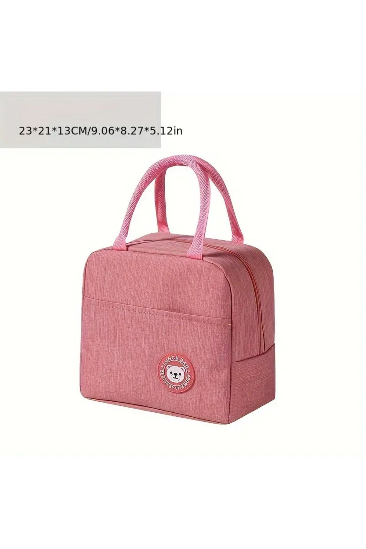 BGSignature-Waterproof Thermal Food & Lunch Bag - Insulated That Provides Warm & Cold Protection - Pink 4