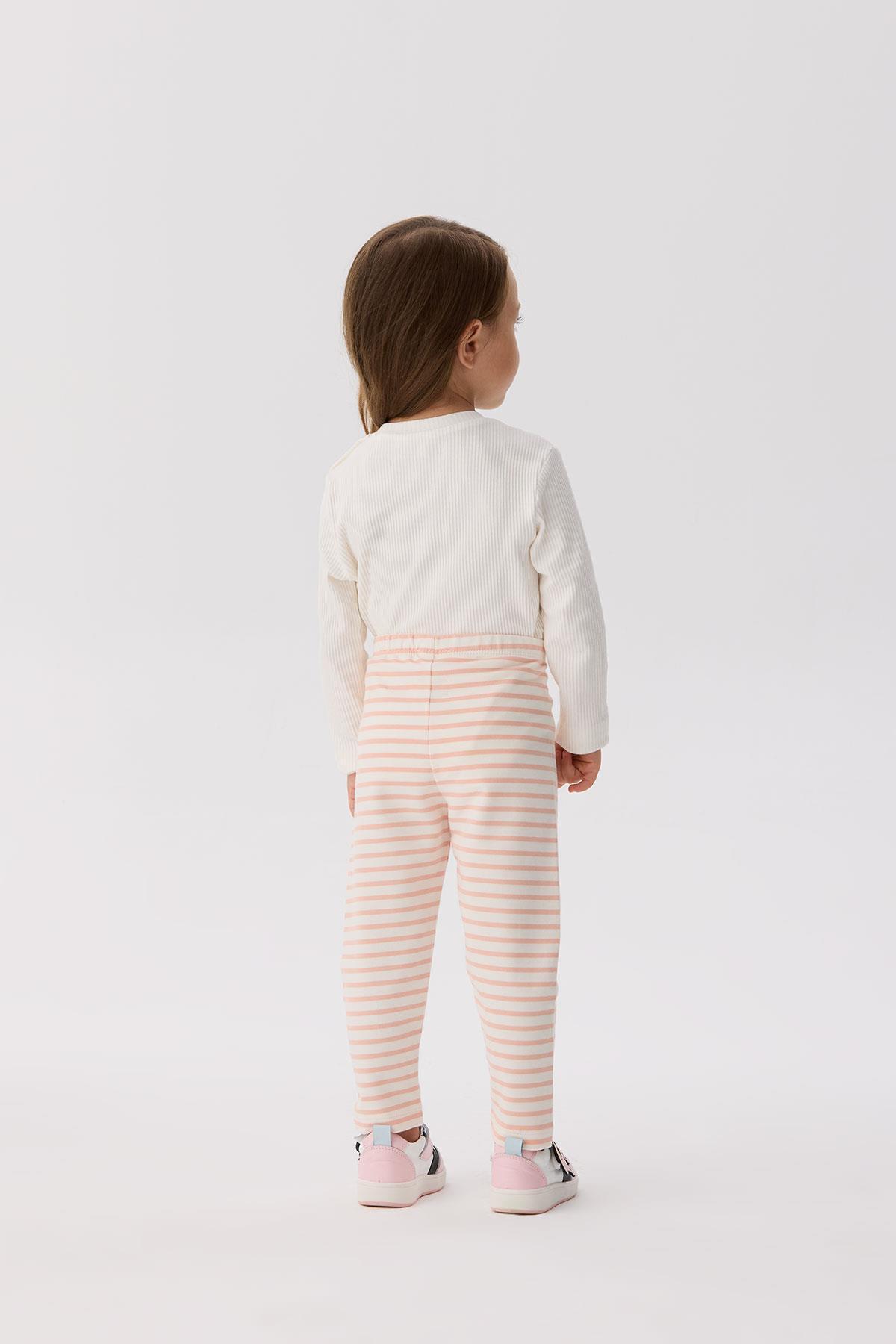 Tyess Basic BG Store Kız Bebek Çizgili Tayt fotoğrafı 4 (önizleme)