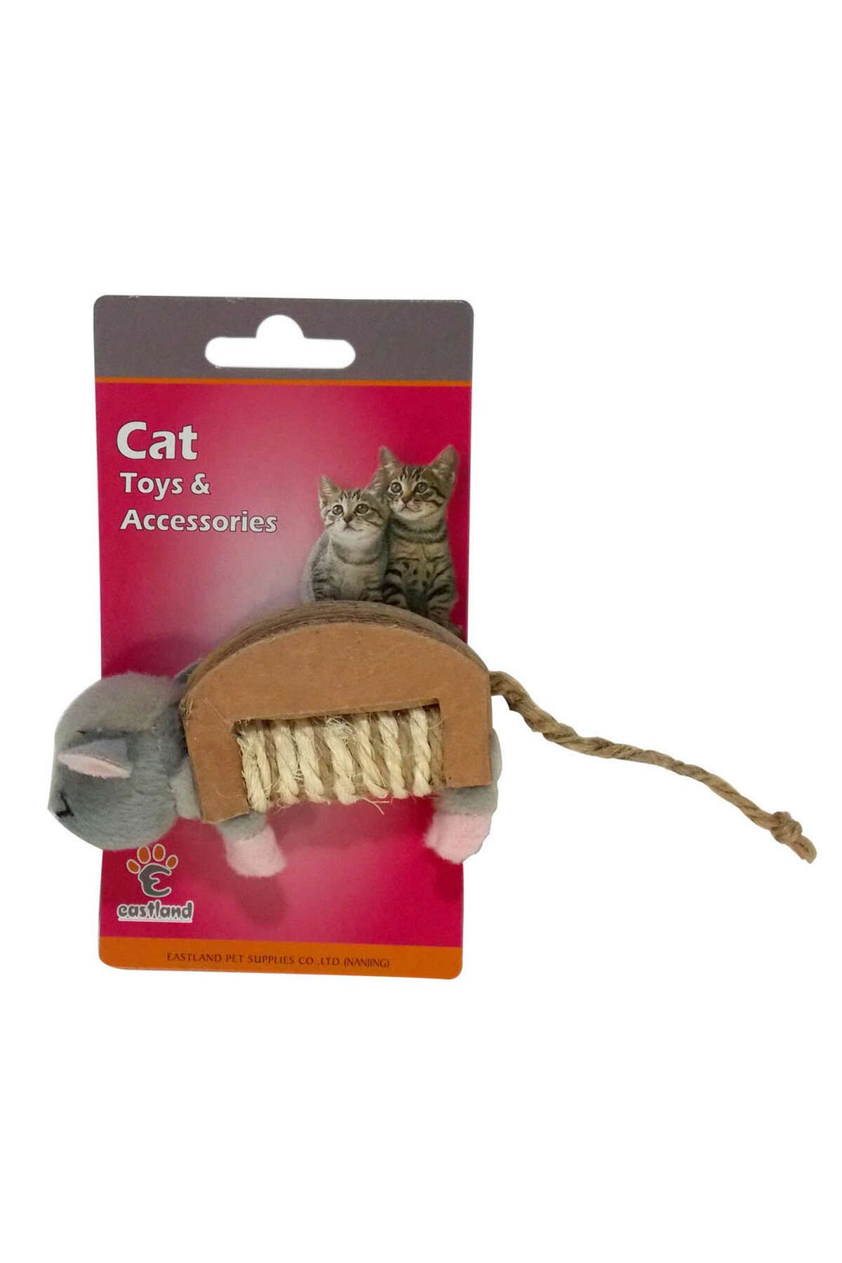 Eastland Pelu Hışırtılı Kedı Oyuncağı Fare 10x6 Cm YKTSN