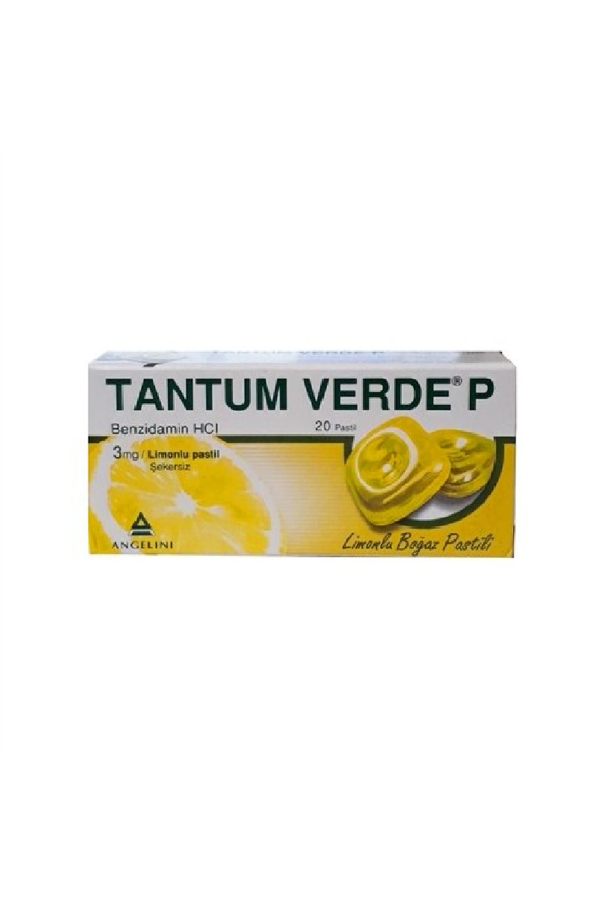 TANTUM Verde Limonlu Boğaz Pastili