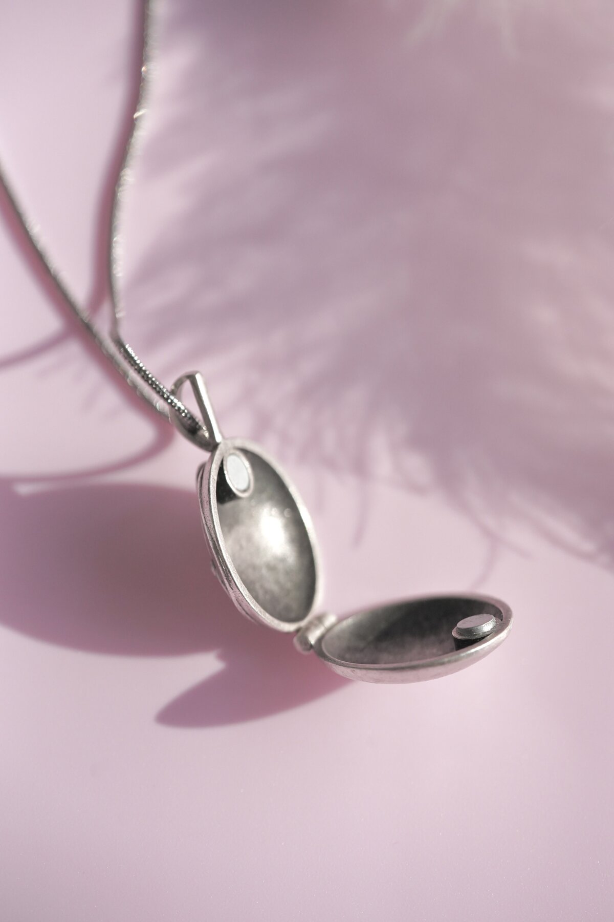 AŞIK ACCESSORIES  The Vampire Diaries Kapaklı Çelik Kolye - Görsel 2