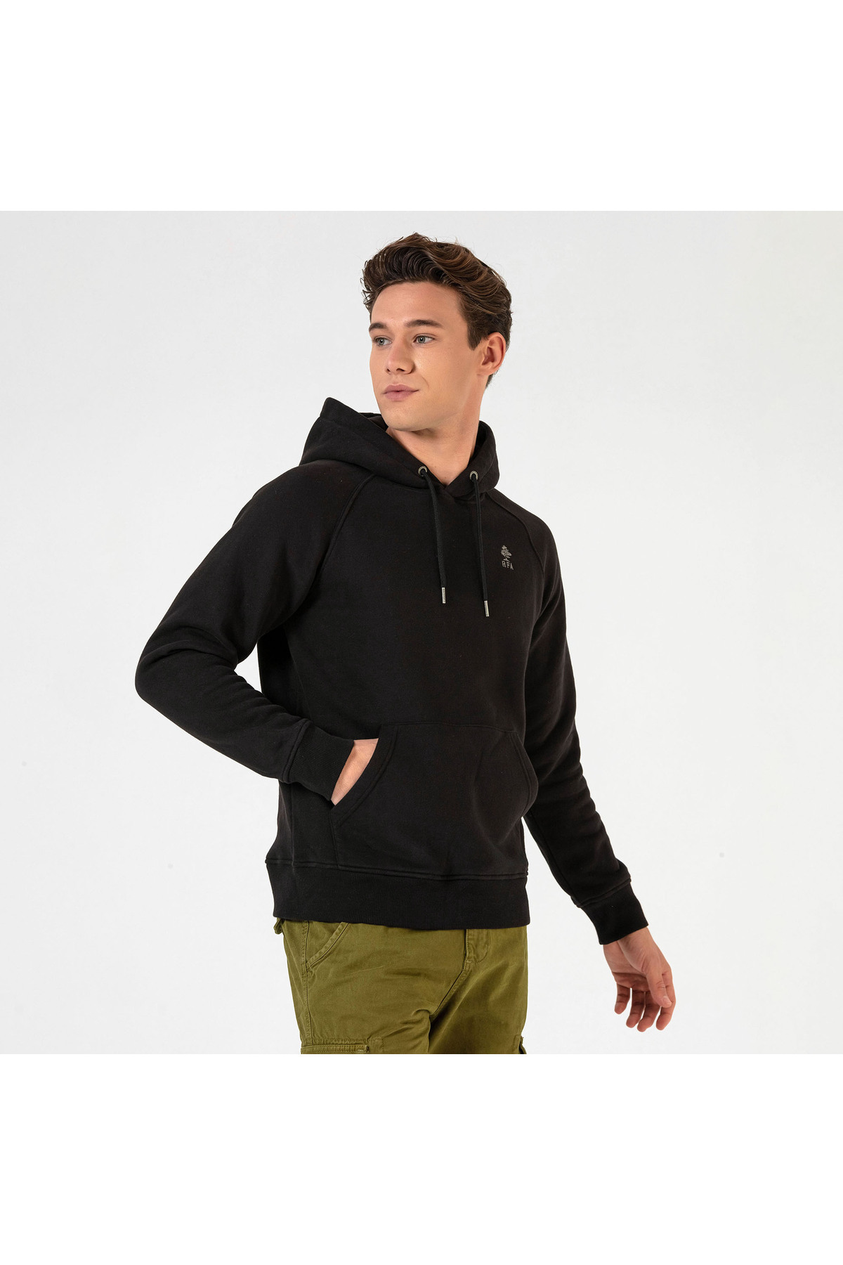ROUTEFIELD-Hedge Men's Sweatshirt Black Men's Sweatshirt Rfhedge2122 6