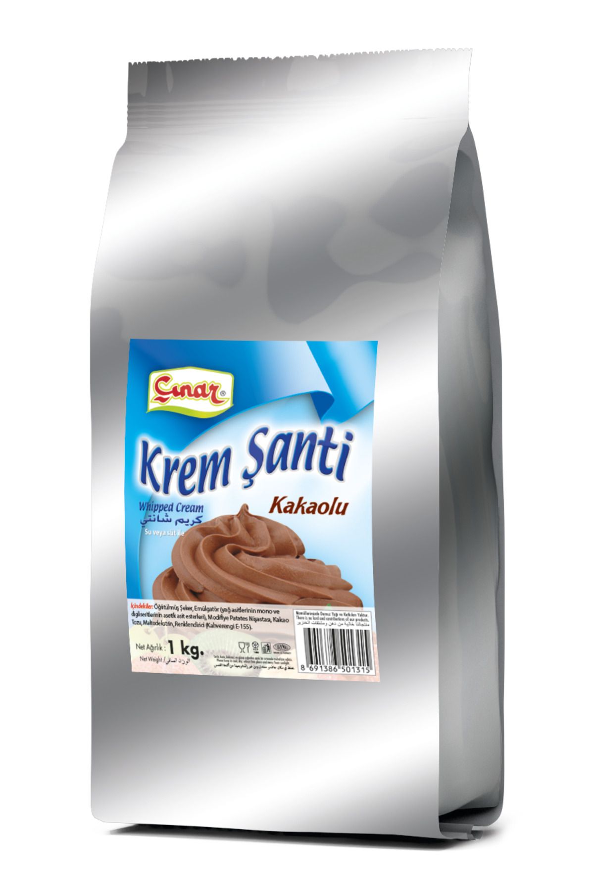 Çınar KREM ŞANTİ KAKAOLU 1 KG