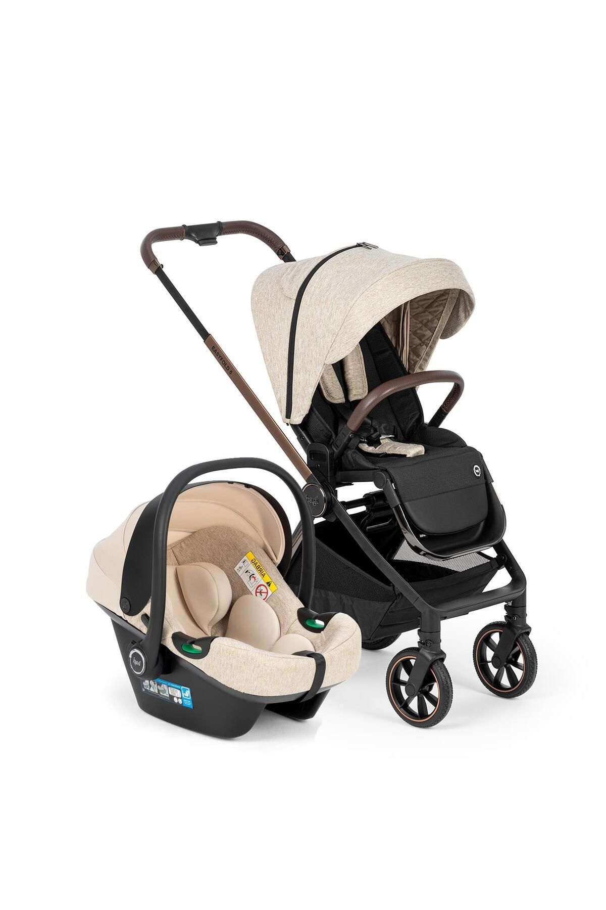 Easyfold 5 Travel Sistem Bebek Arabası Beige