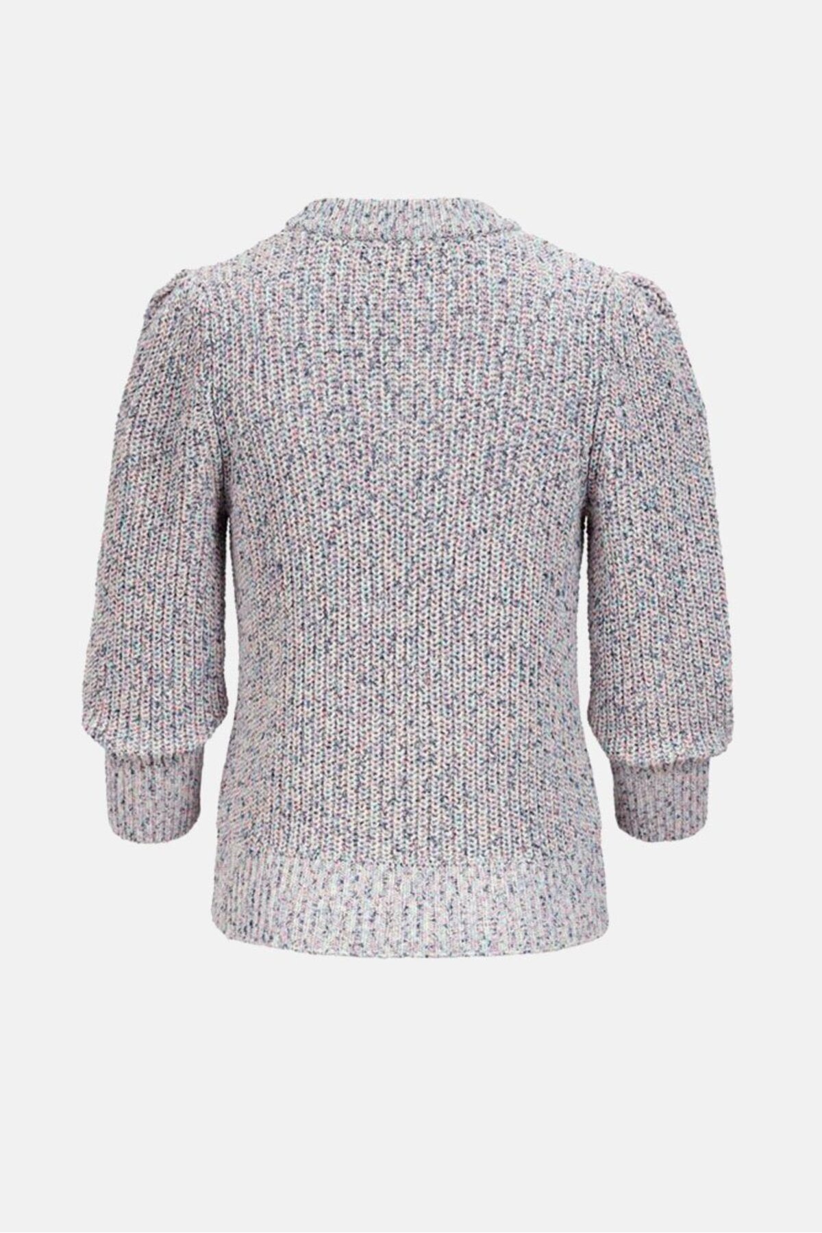 Tchibo-Women Crew Neck Textured Sweater, Purple Combo 2