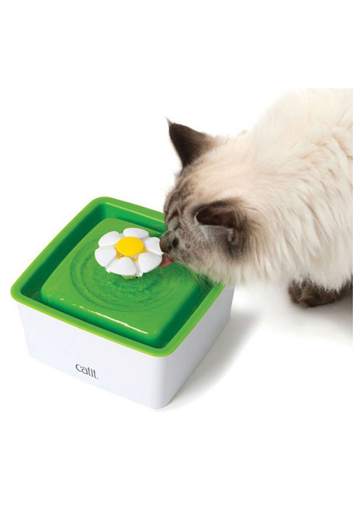 Hagen Catit Mini Flower Fountain Çiçekli Filtreli Su Kabı 1,5 Lt YKTSN