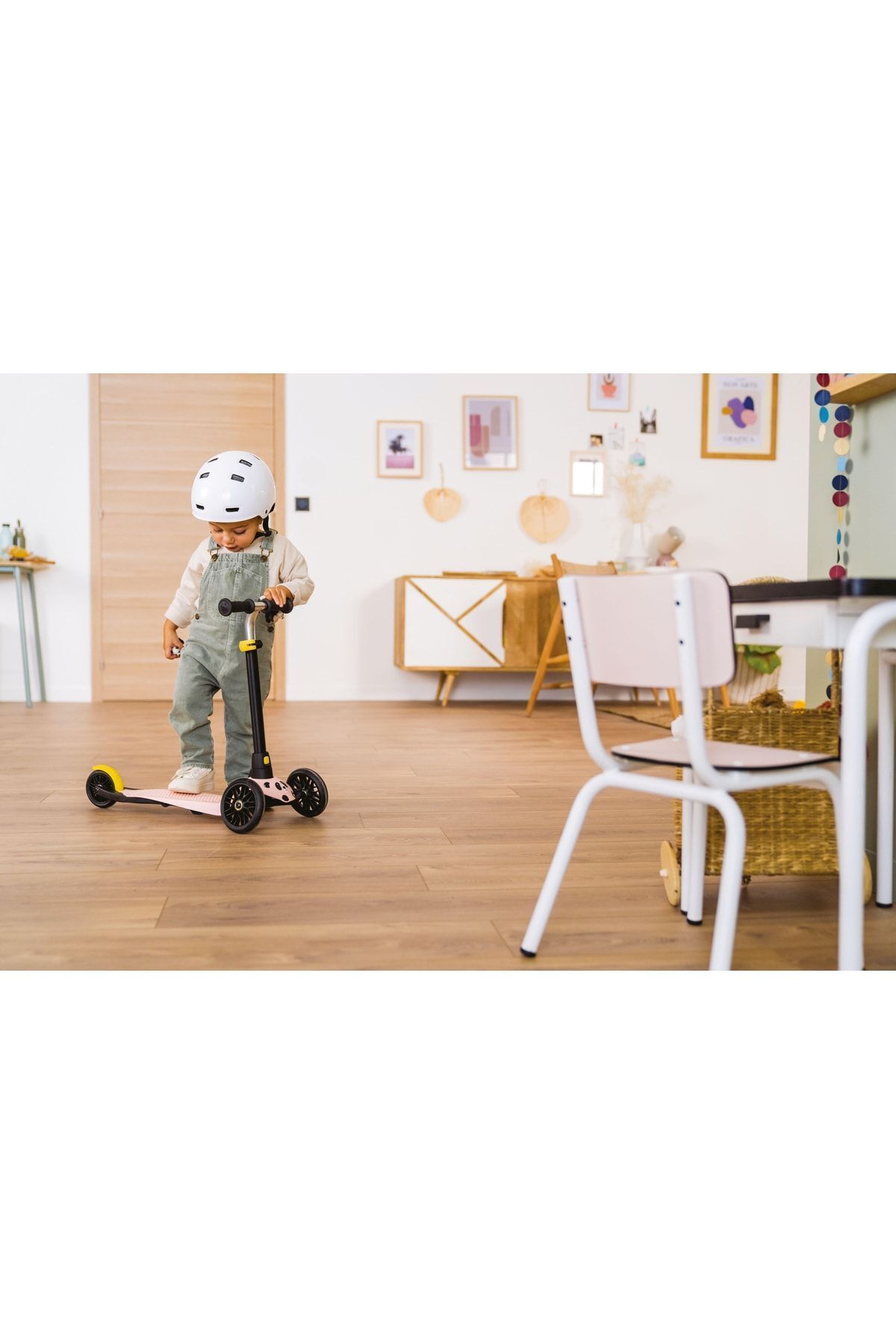 اسکوتر مشکی دخترانه و پسرانه بچگانه کار ان Oxelo B1 Decathlon