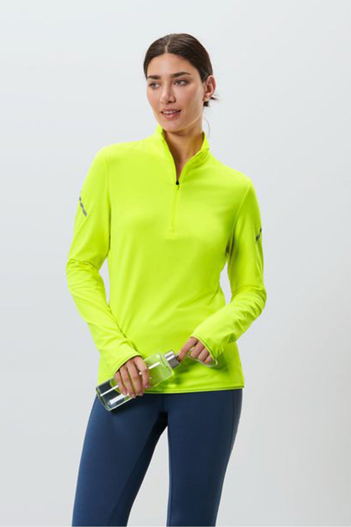 Tchibo-Women Sportswear Fit Training Top, Lime Green 1