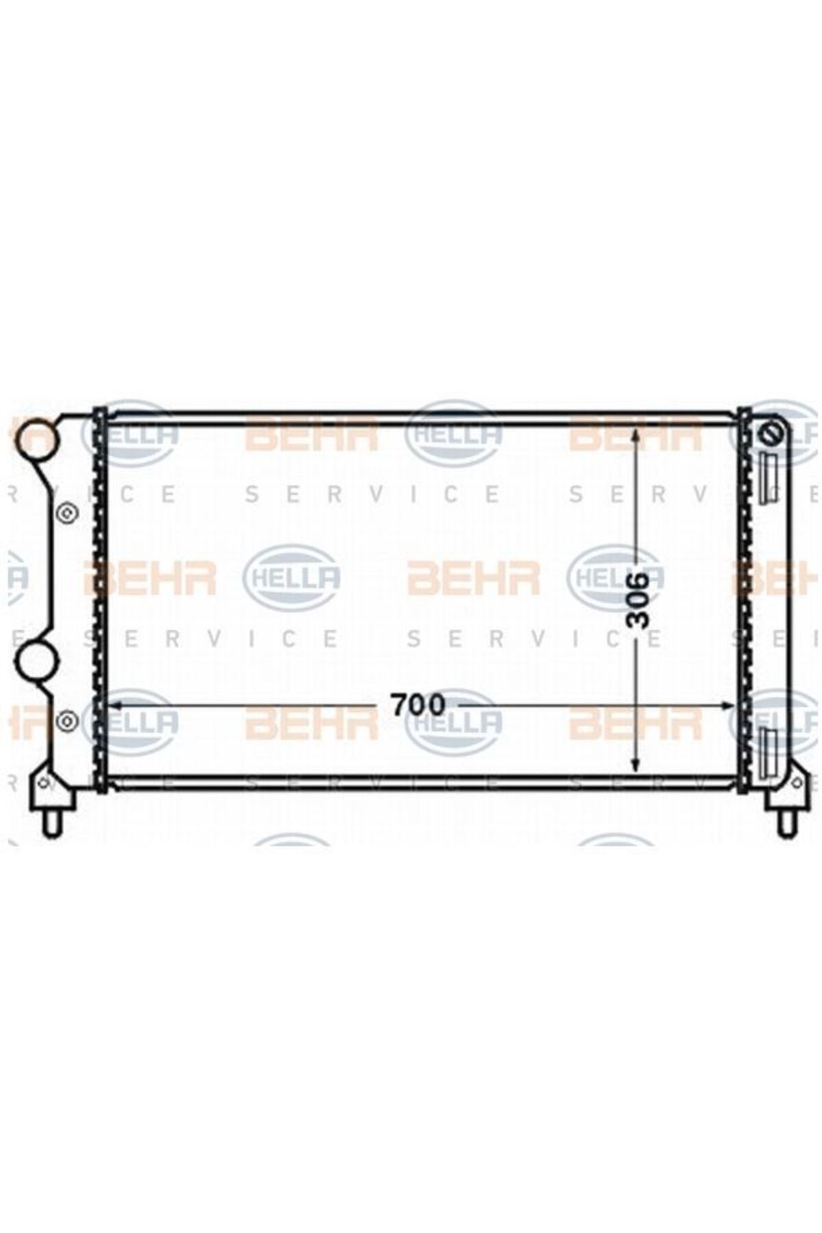 MAHLE-Water Radiator (Fiat Doblo Mpv Cargo 1.3Jtd 1.9Jtd 01-) 8Mk 376767 -701 1
