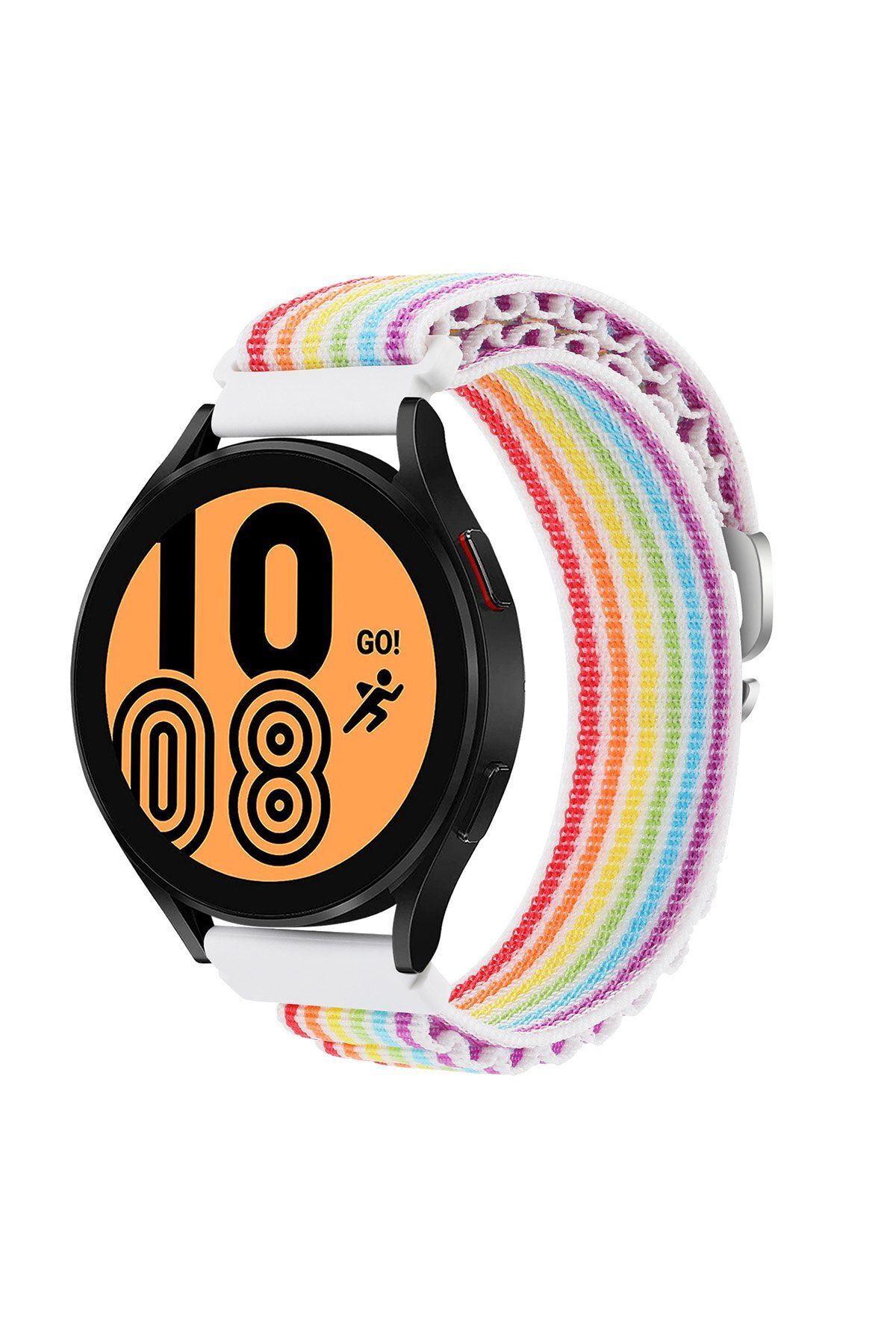 NewFace GT4 46mm 22mm KR410 Kumaş Kordon - Gökkuşağı 374113