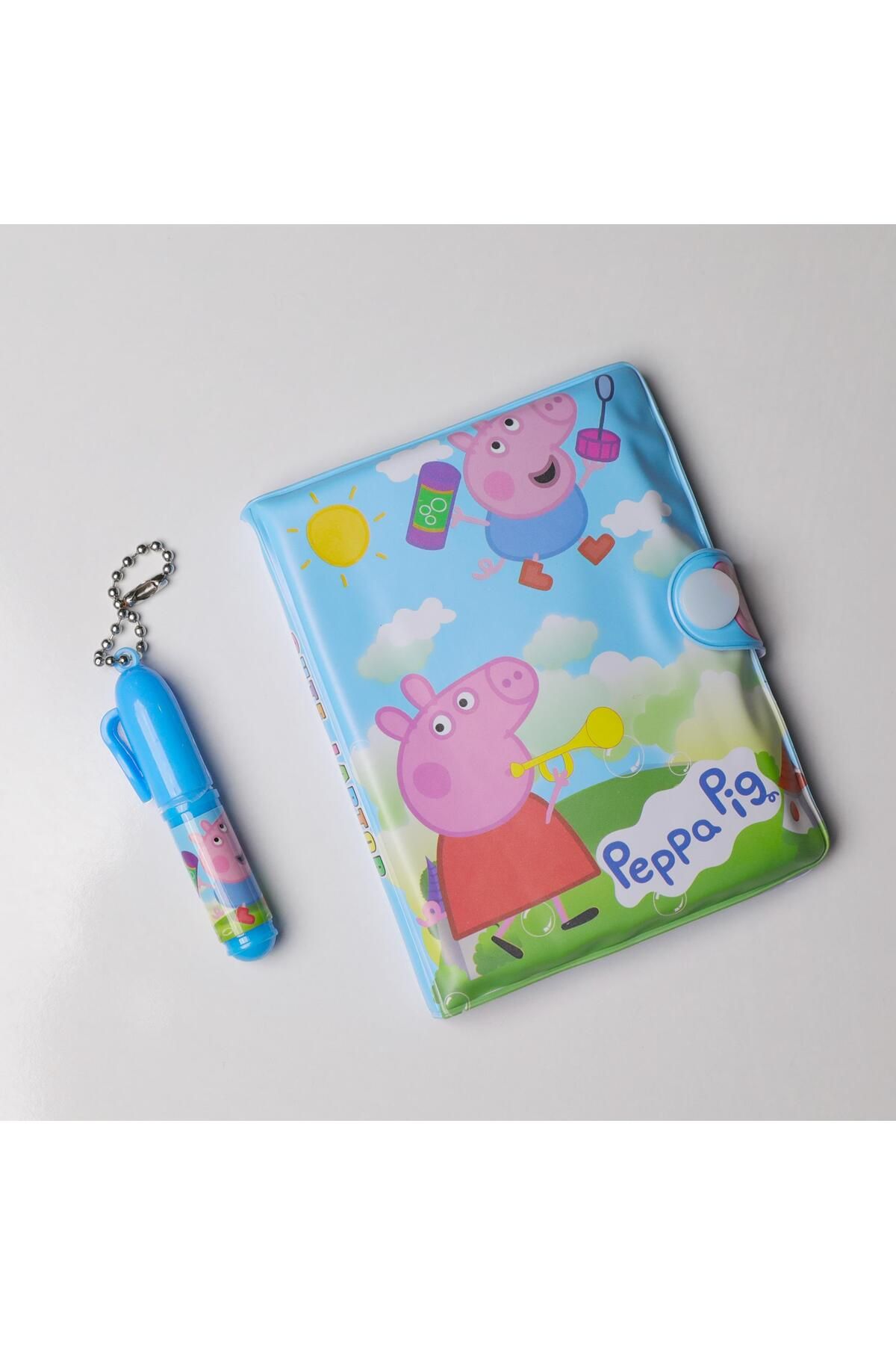 Piraye Gift Peppa Pig Kids Mini Not Defteri Mini Kalem Set