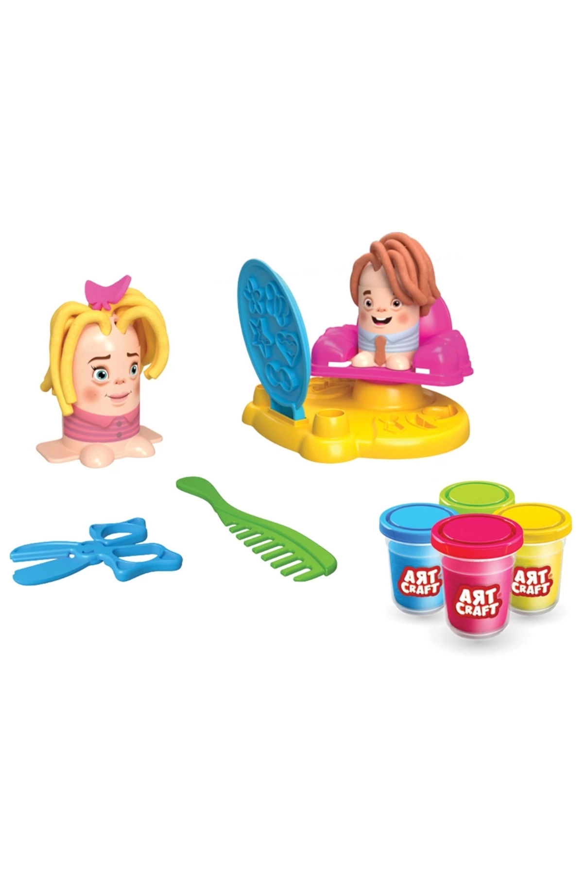 Genel Markalar Dede Kuaför Bebek Oyun Hamuru Seti +3 Yaş fotoğrafı 2 (önizleme)
